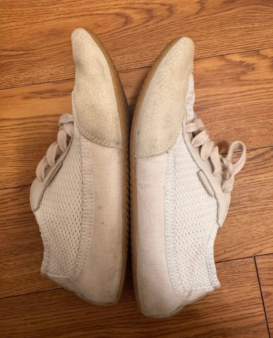 The Row Mesh & Suede Sneakers – Authentic – Beige/Cream (Size 6.5)