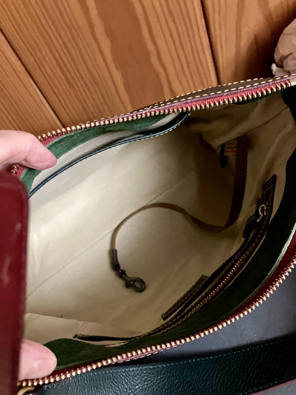 Dooney & Bourke Florentine Large Cassidy Hobo Shoulder Handbag~RARE TEAL