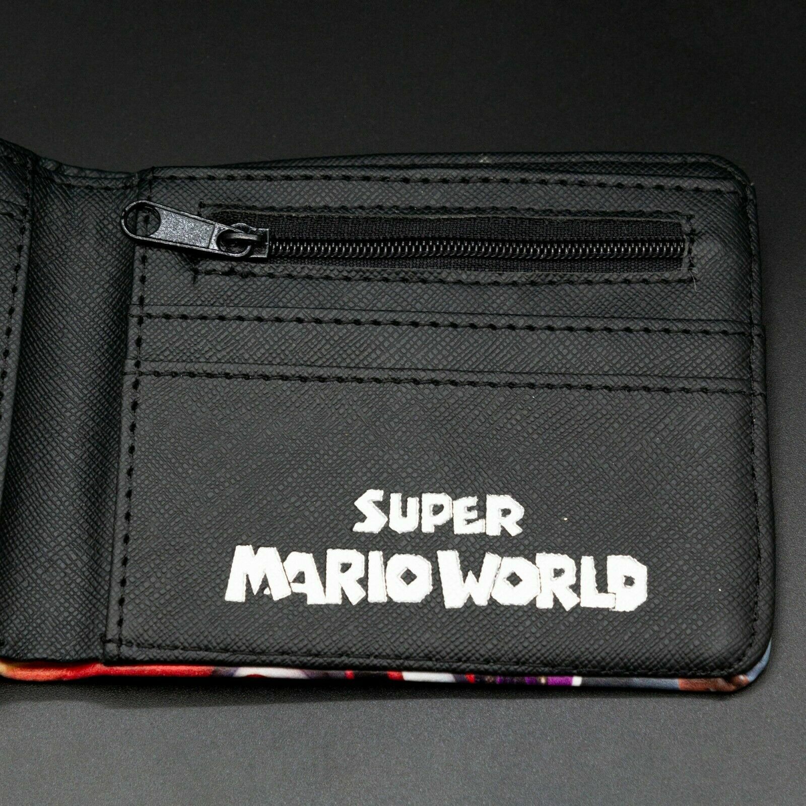 Cute Super Mario Bros Purse Short Bifold Fashion Leather Wallet S2