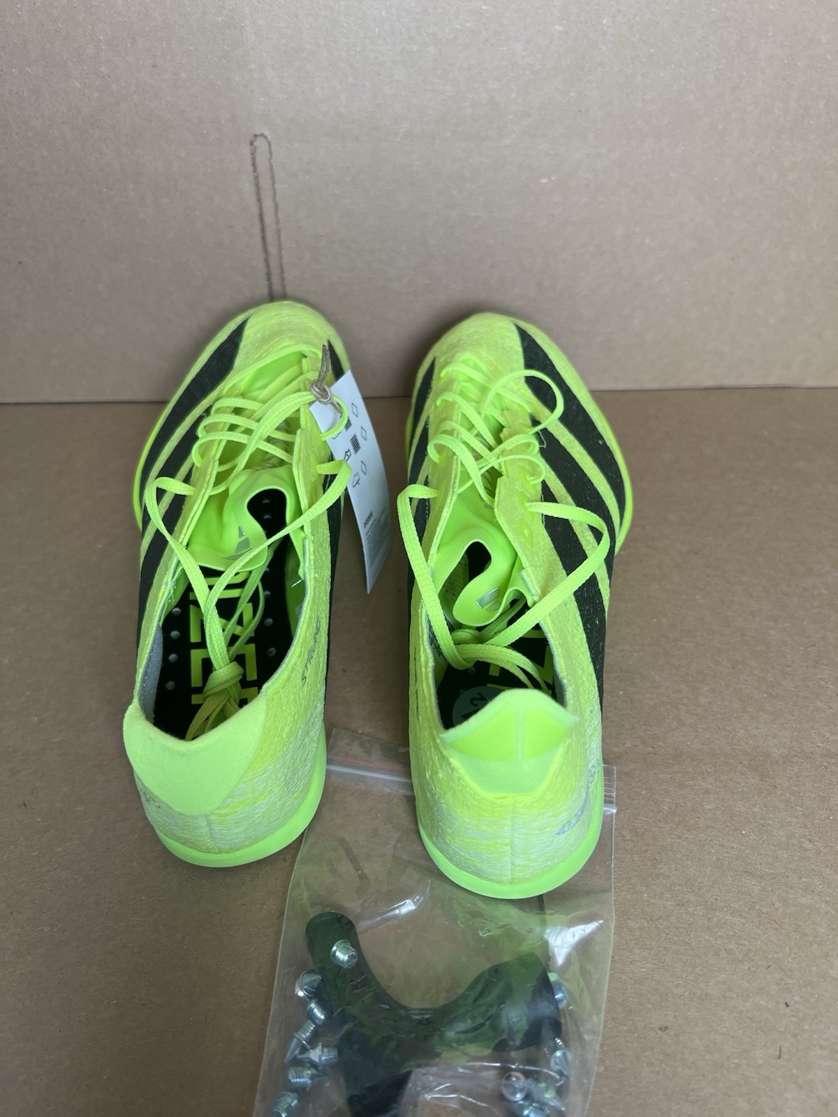 Adidas Adizero Prime SP 3 Strung Lucid Lemon Black IH5800 Men 8.5 / Women 9.5