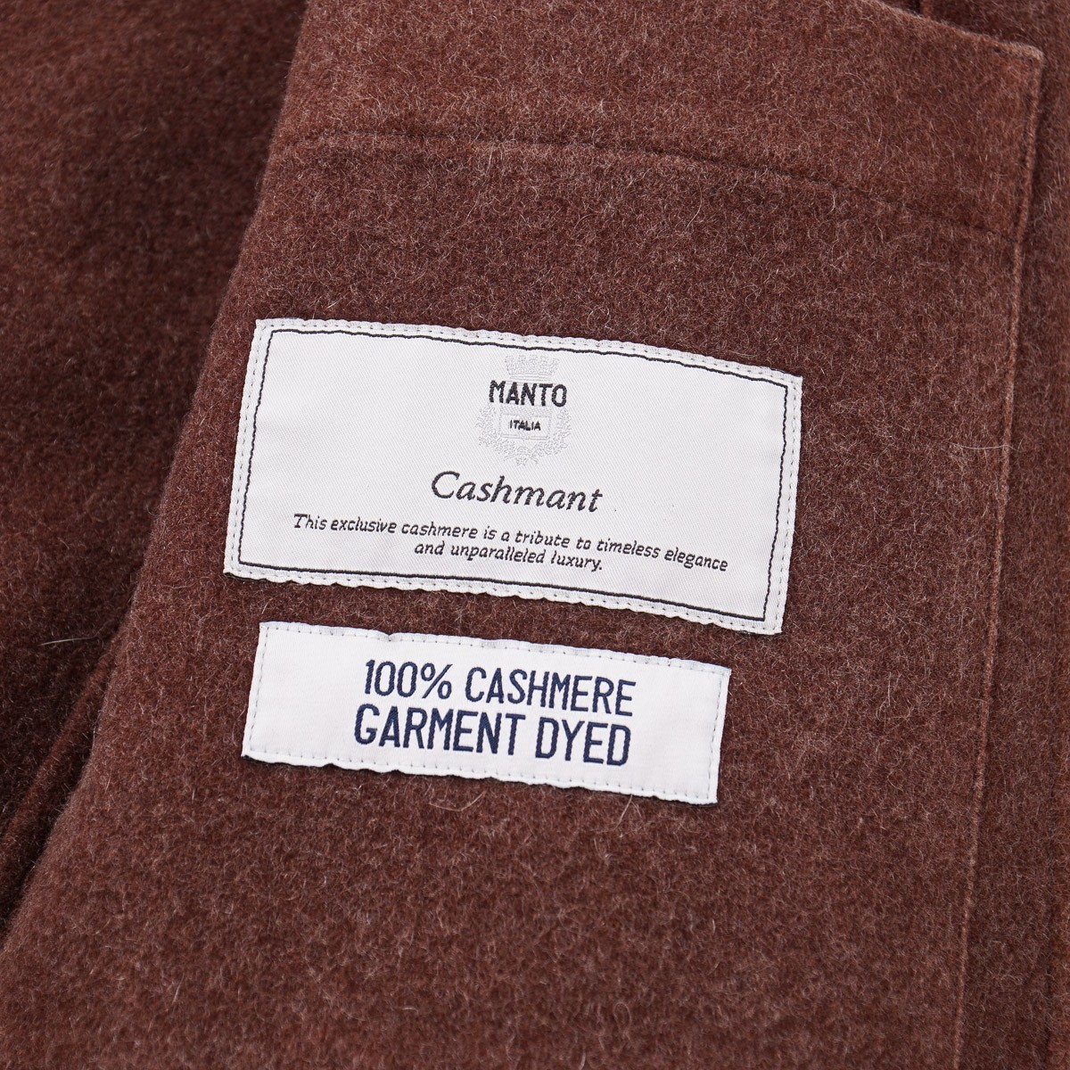 Manto F/W 25-26 Garment-Washed Cashmere Outerwear Blazer M (Eu 50) NWT Jacket
