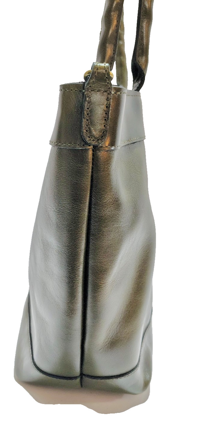 Patricia Nash Mallory Convertible Tote Soft Olive Leather Bag NWT MSRP $249 P996