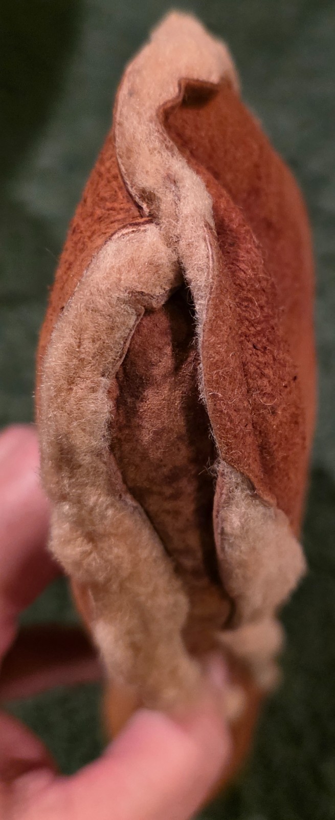 Orvis XL 15 1/2″ long Fleece Lined Leather Mittens