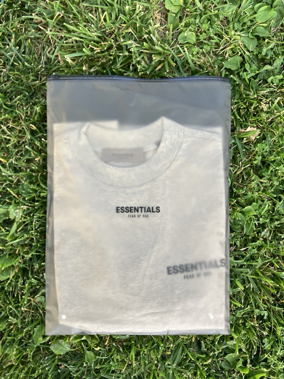 Fear Of God Essential Light Grey T-Shirt | SIZE S
