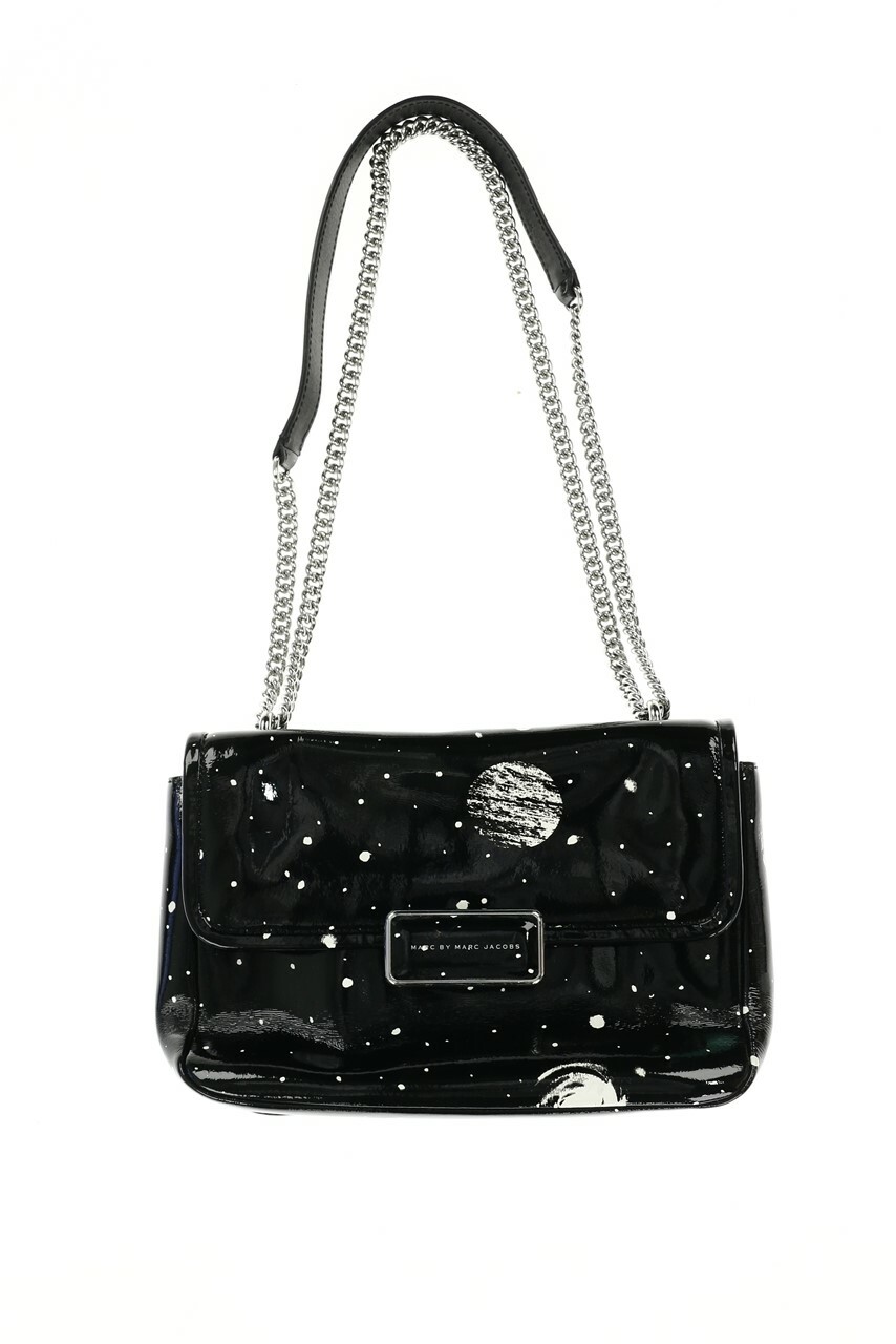 Marc By Marc Jacobs Women’s Black White Dots Crossbody Bag 10x7x3″
