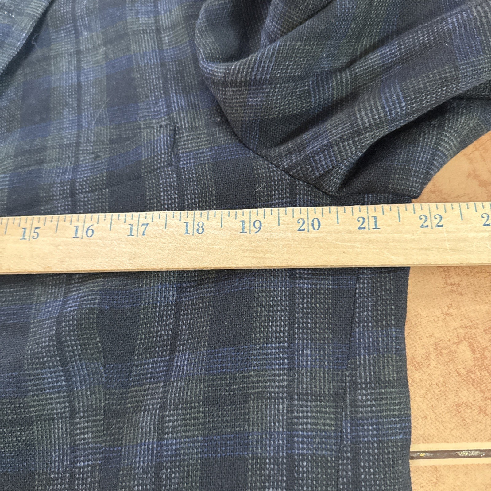 Sears Sportswear Vintage Gray Plaid Blazer Jacket Sport Coat USA Union Made 40R