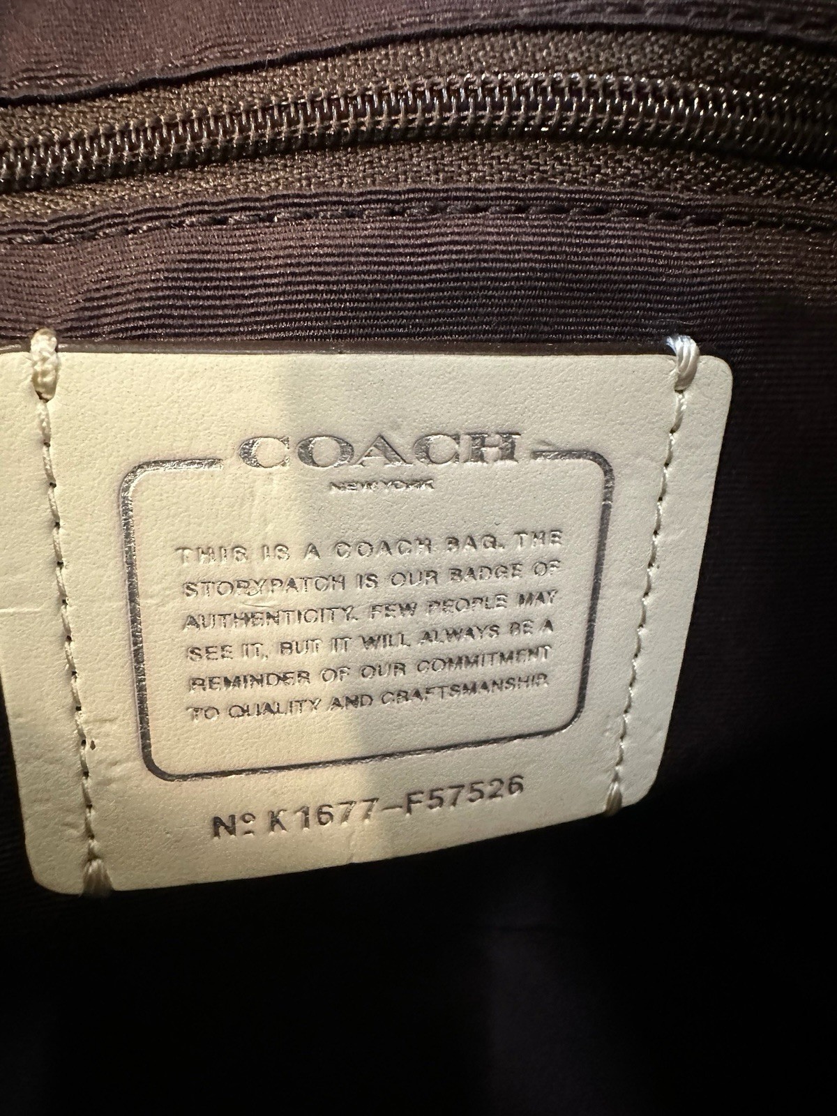 Coach City Zip Tote Chalk Crossgrain Leather Shoulder Bag Gold Hardware