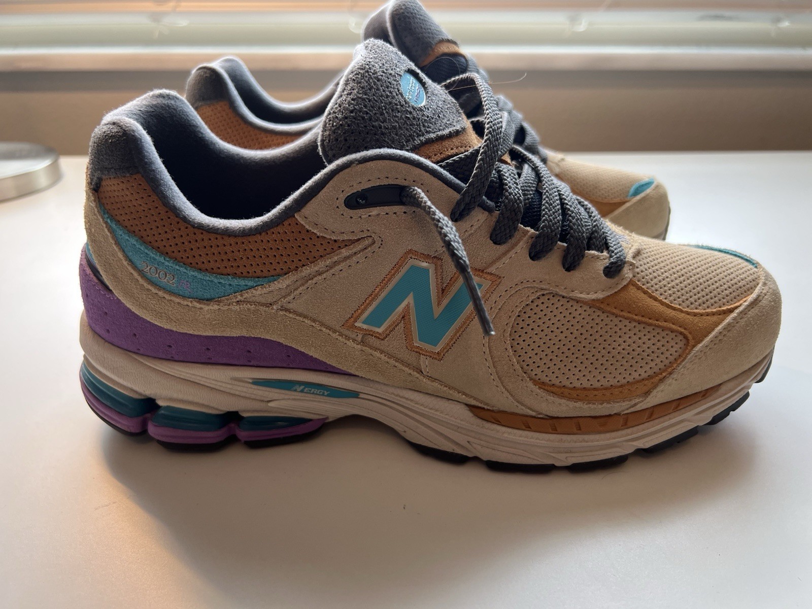 New Balance 2002 R Incense M2002RWA Men’s Suede Low Top Lace-Up Sneaker