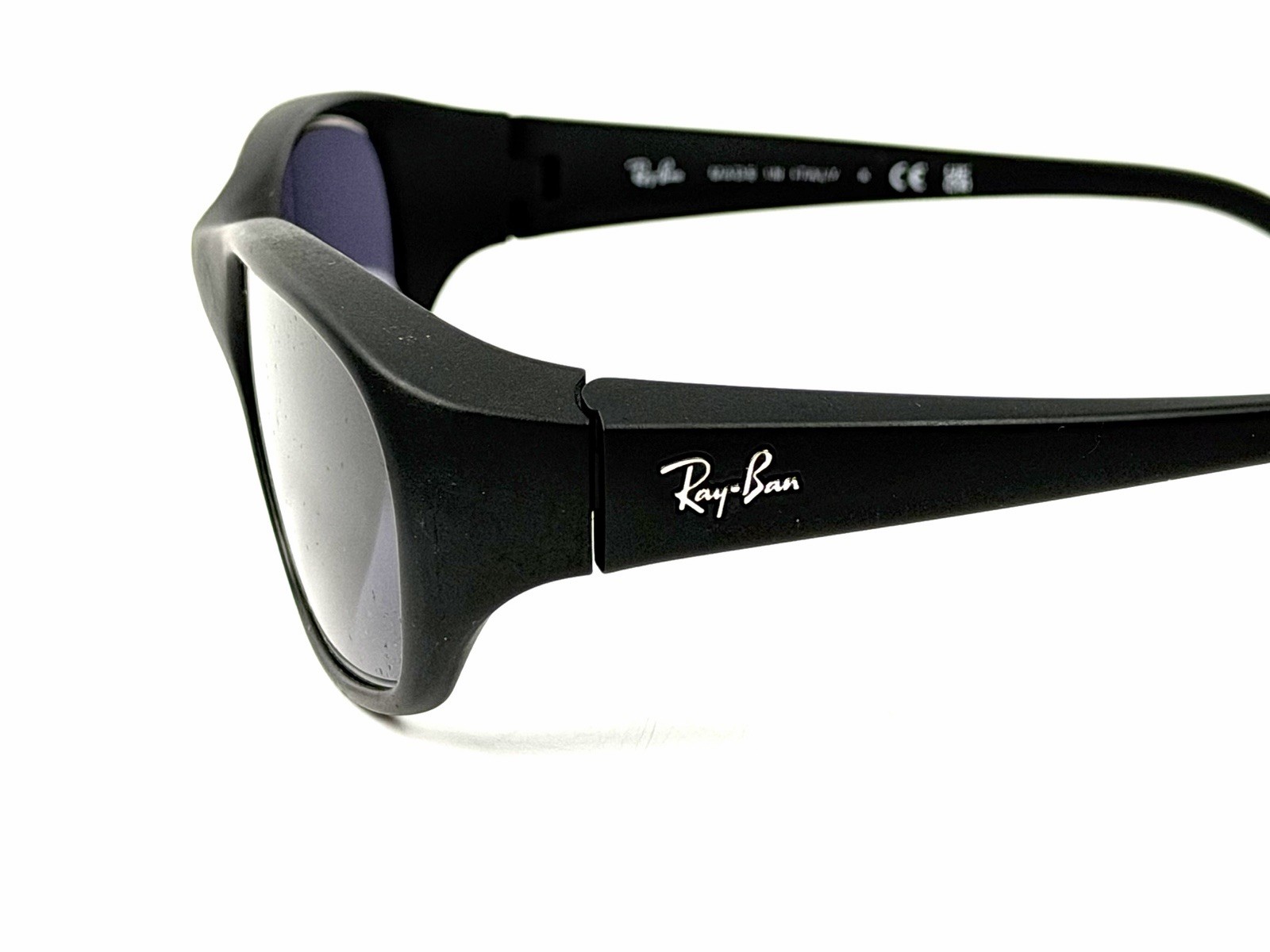 Ray Ban RB2016 DADDY-O Wrap Sunglasses, W2578 Rubber Black