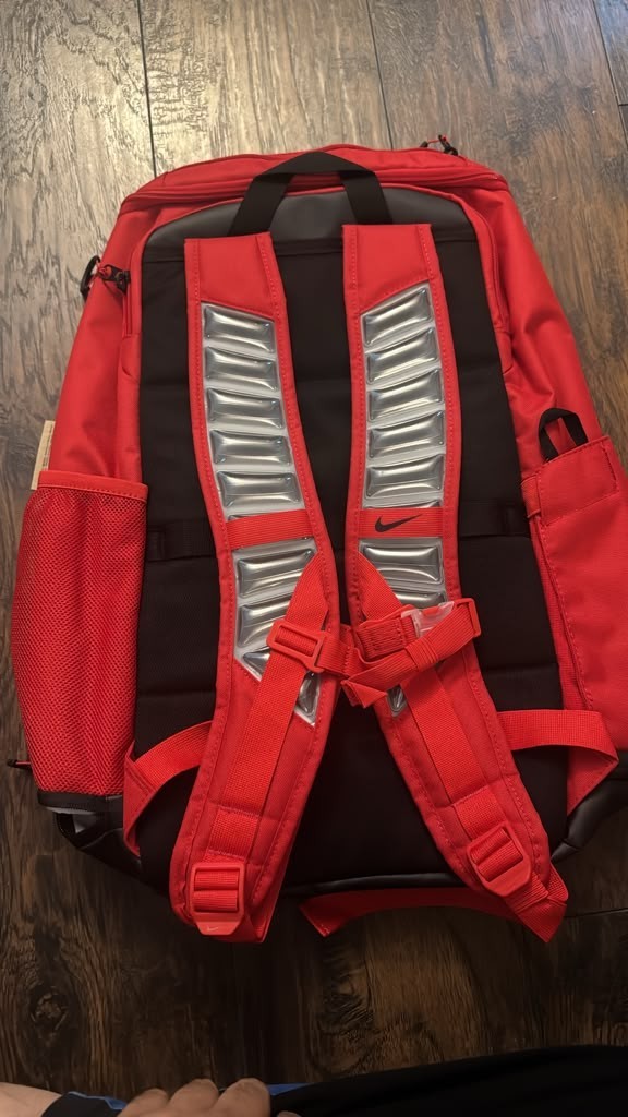 Nike, Unisex, Varsity Elite Backpack (32L), University Red-Black One Size.
