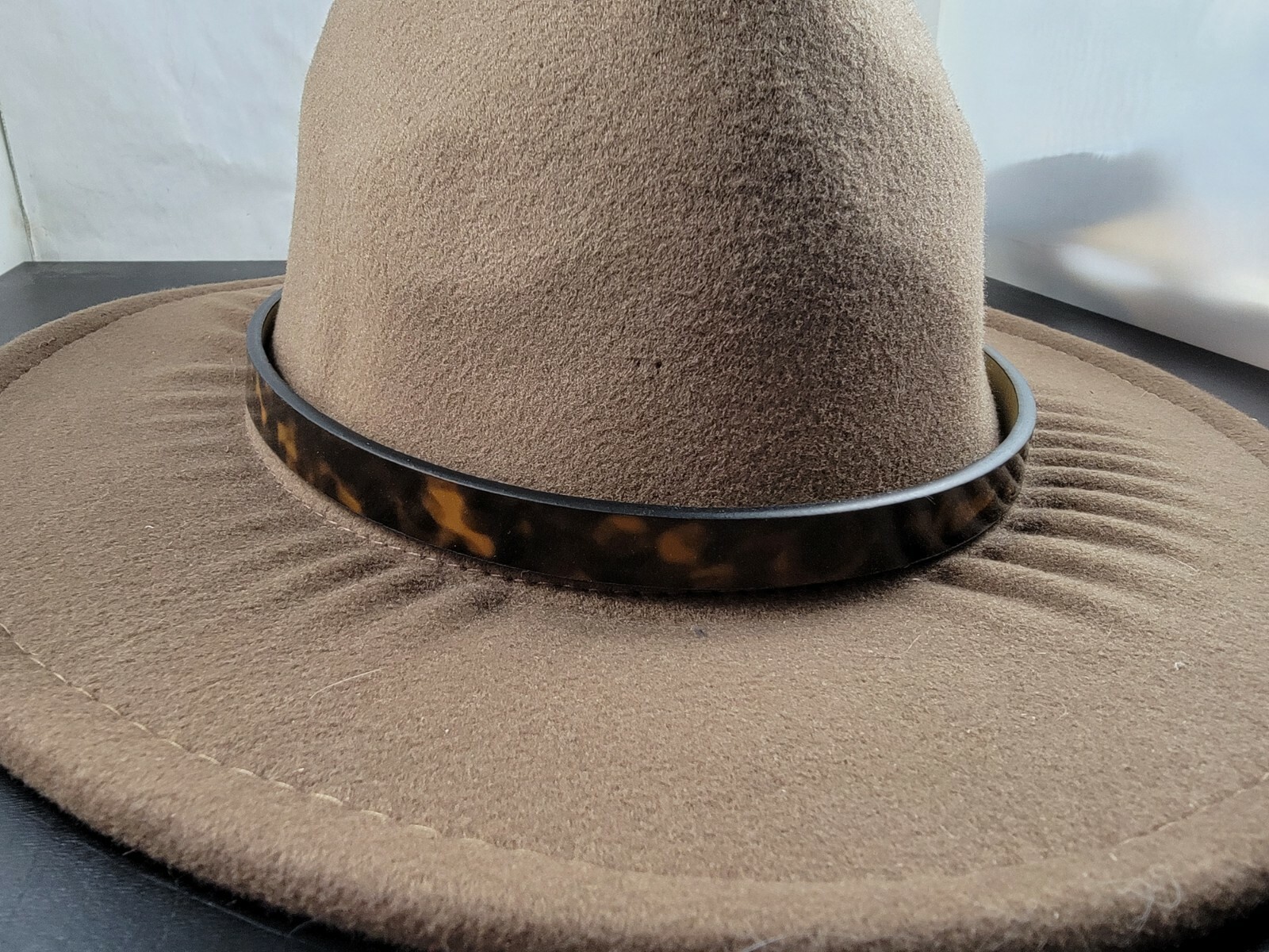 Western TORTOISESHELL Hatband Hat Band Belt BROWN Cowboy Cowgirl Rodeo Horse NEW
