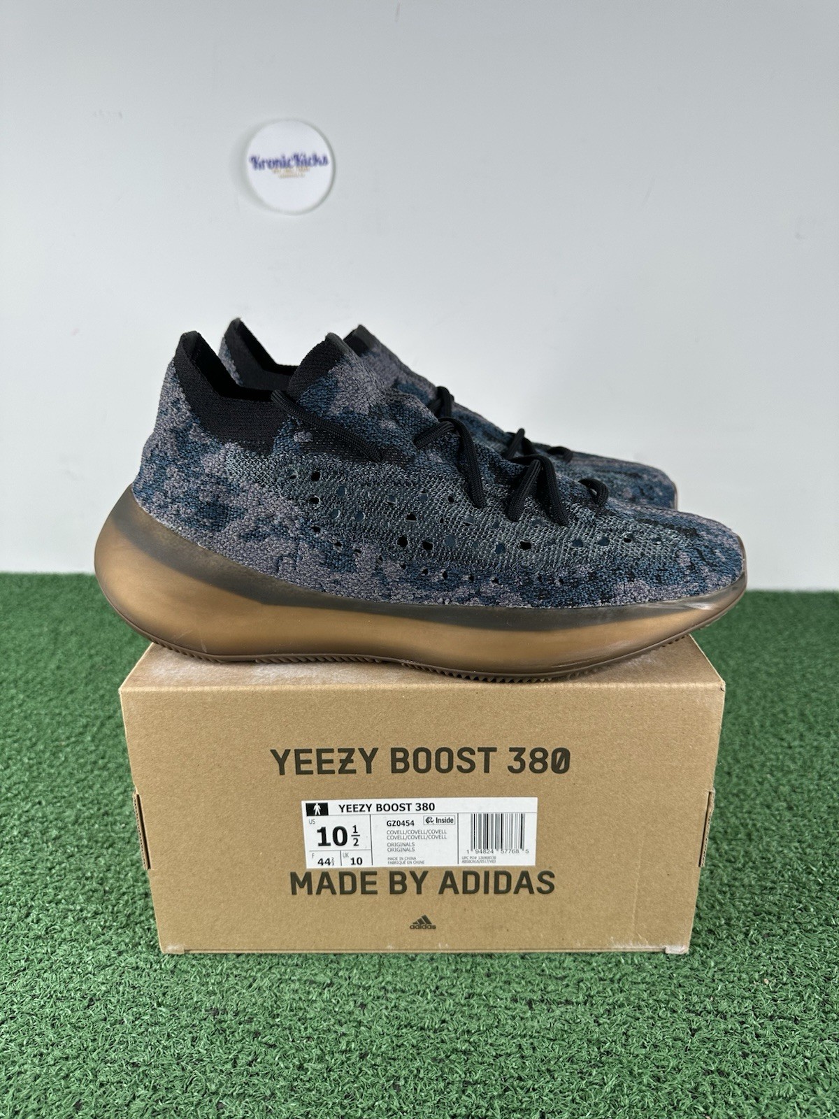 Size 10.5 – adidas Yeezy Boost 380 Covellite – OG Box