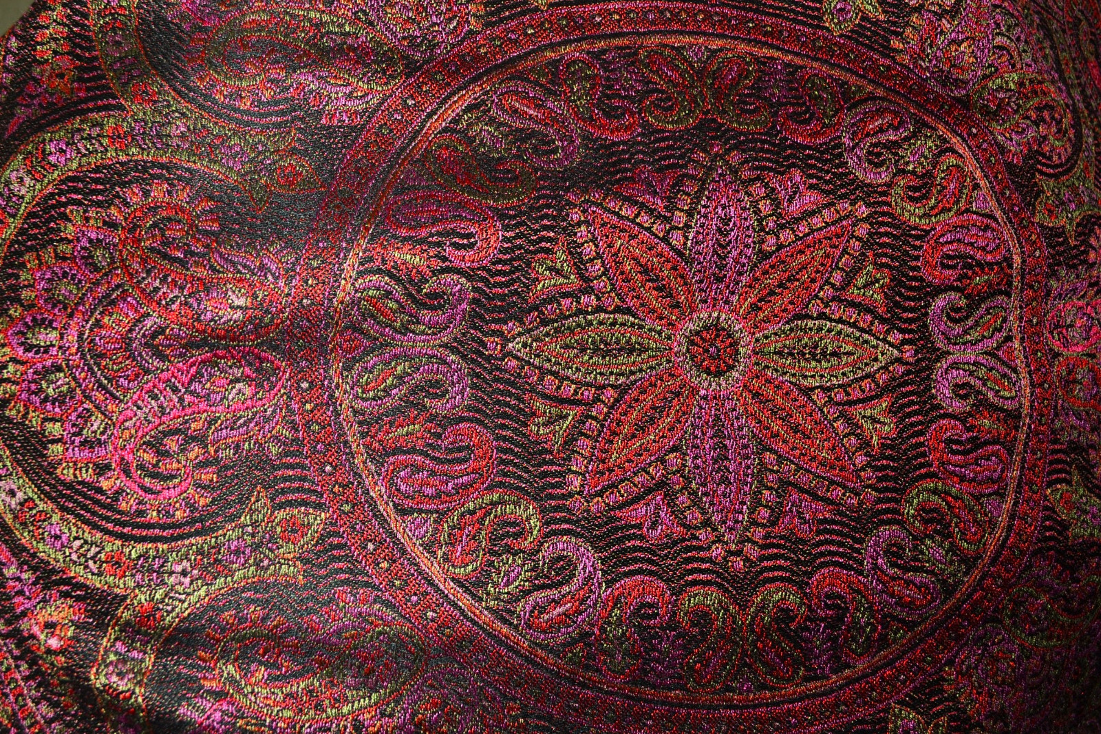 EXQUISITE IRIDESCENT SILK PASHMINA JAMAVAR SCARF JAMAVAR CHALE ~16 DESIGN STOCK