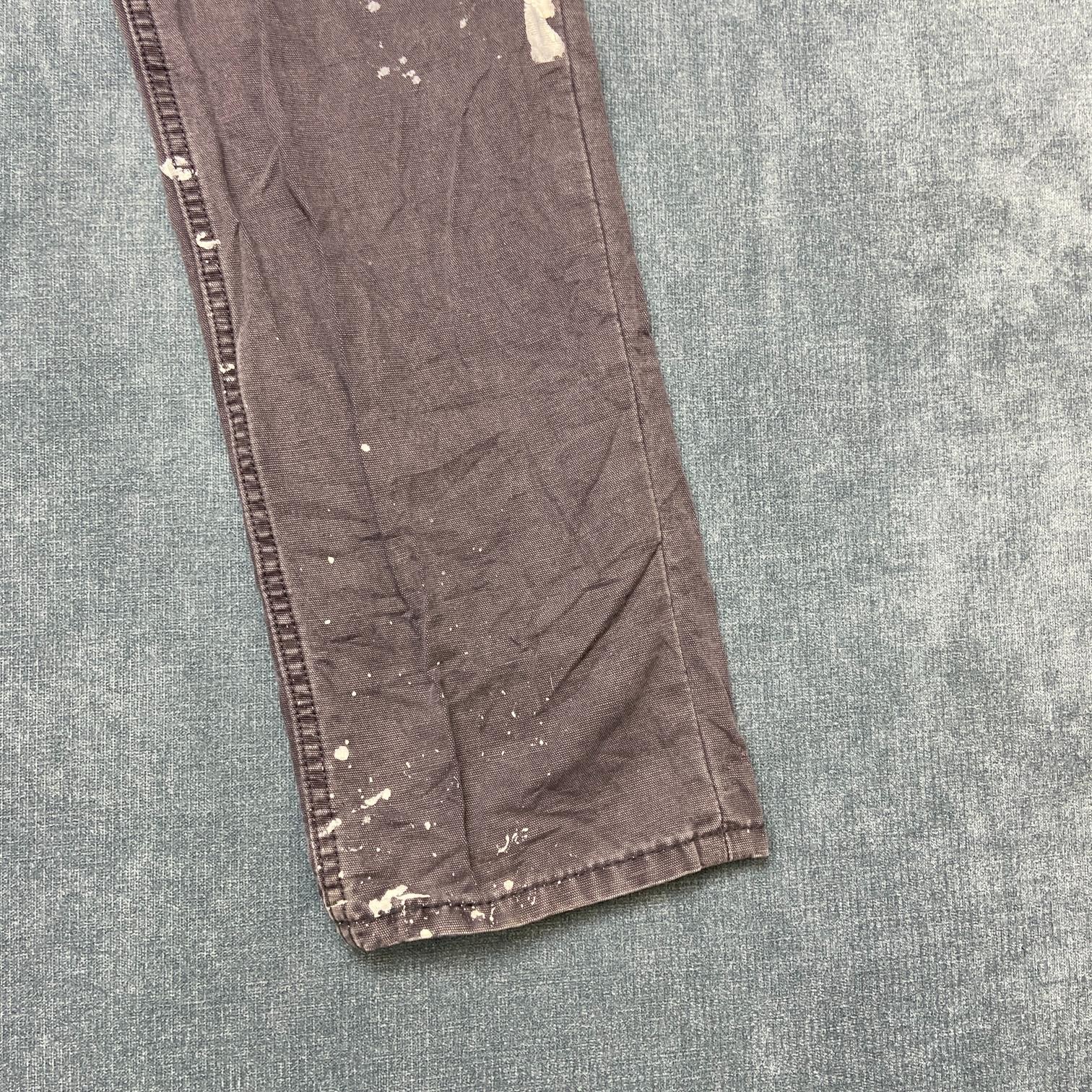 Levi’s 514 Jeans Mens 29×30 Gray Denim Everyday Wear Light Wash Straight Fit