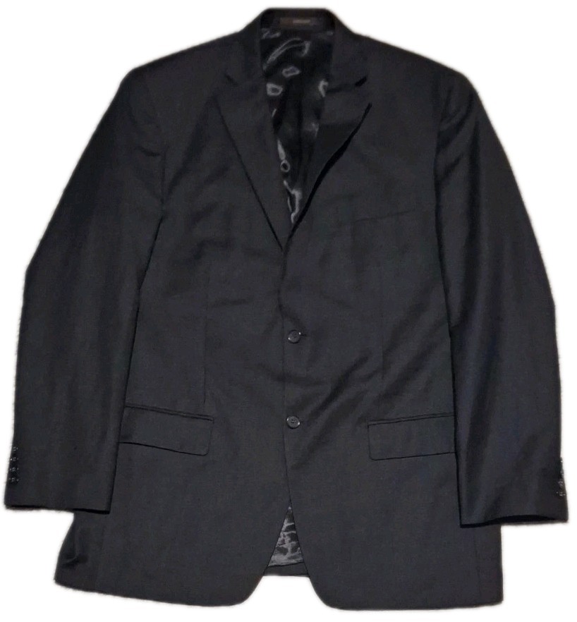 Tasso Elba Blazer Men’s 44L 90% Wool 10% Cashmere