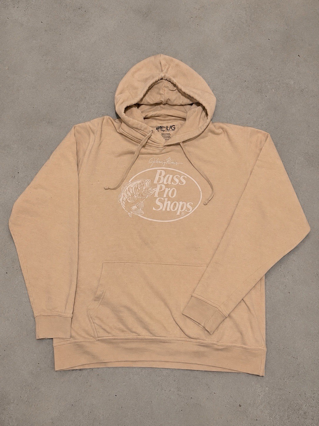 Bass Pro Shops Hoodie Tan Size Large