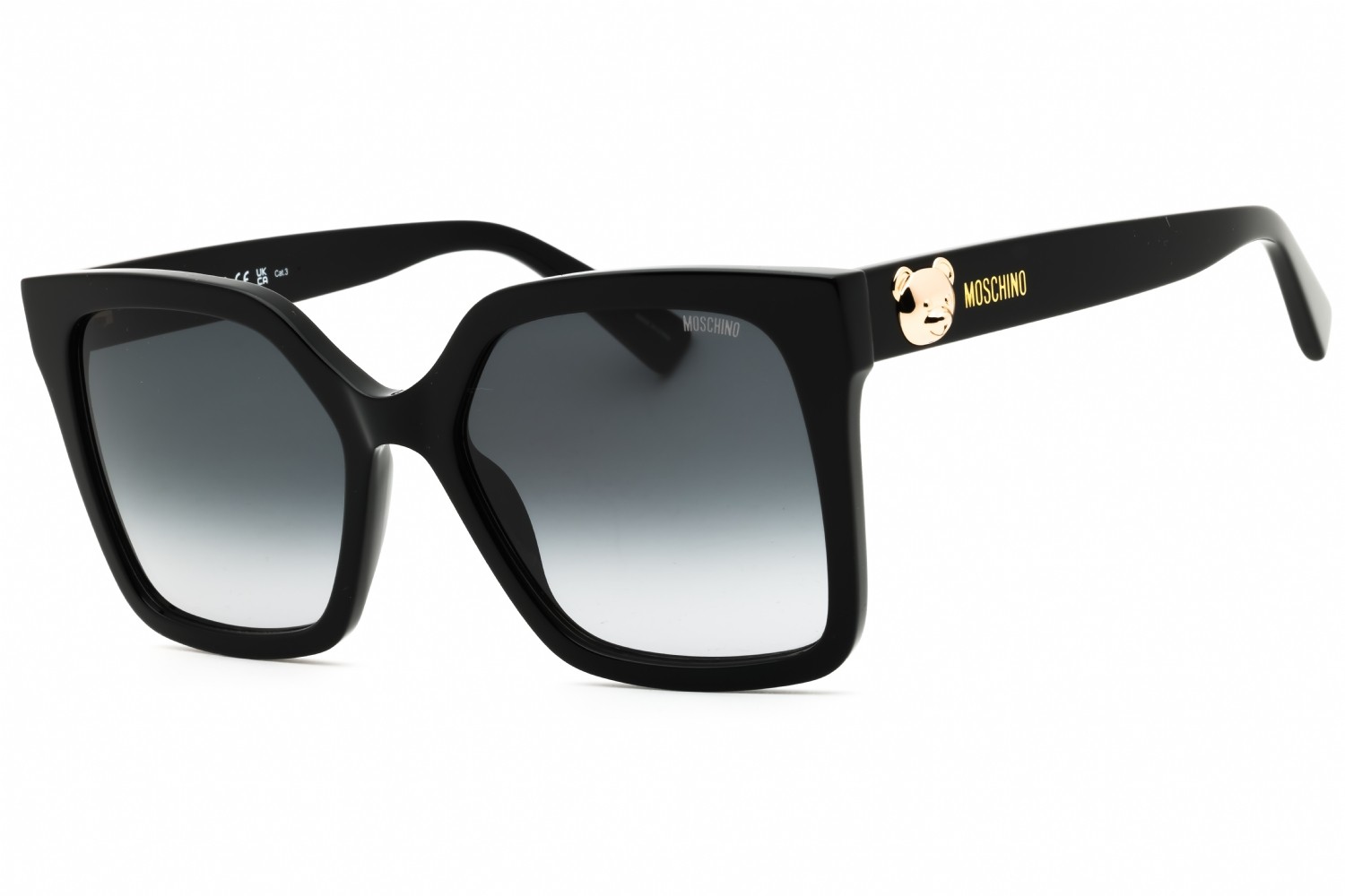 MOSCHINO MOS123-807-55 Sunglasses Frame Size 55mm 140mm 18mm BLACK Women