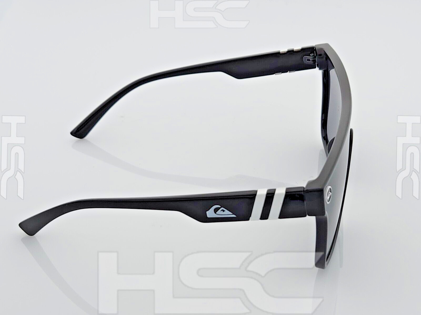 Quiksilver SciFi Shield Sunglasses Gloss Black Frame Dark Smoke Single Lens