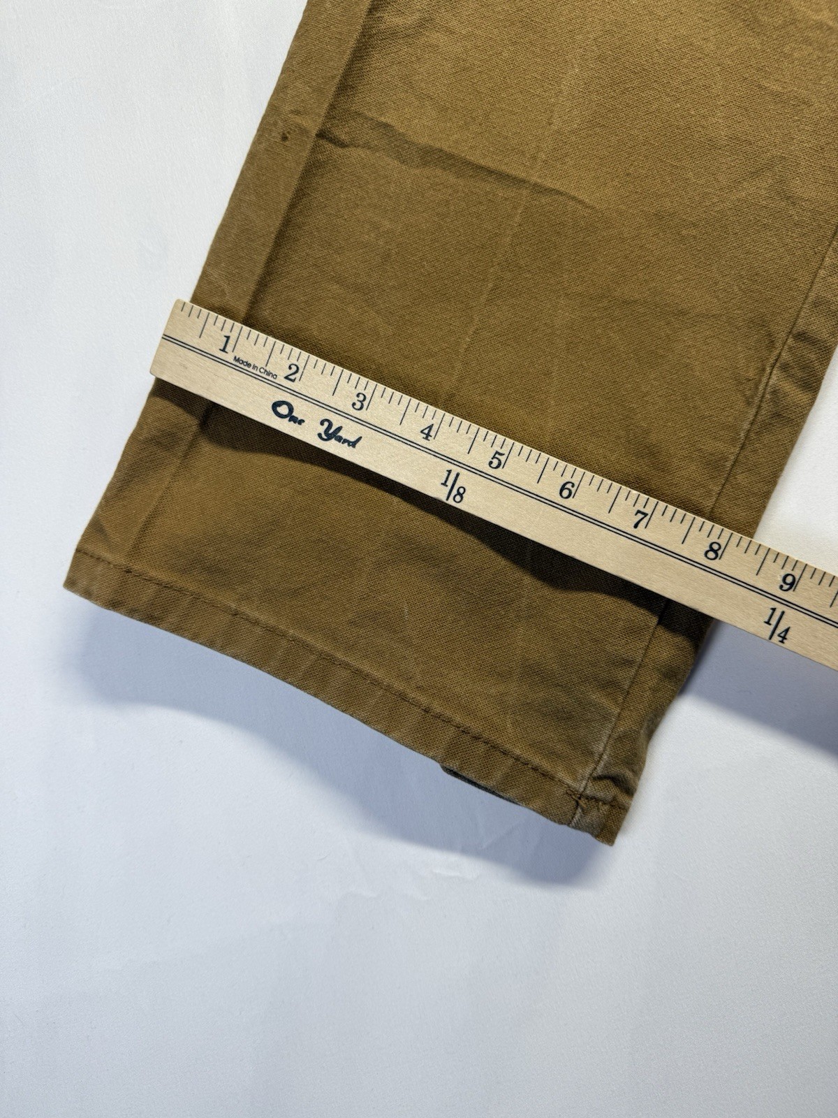 Dickies Pants Mens 32×30 Brown Canvas Carpenter Relaxed Hammer Loop Workwear