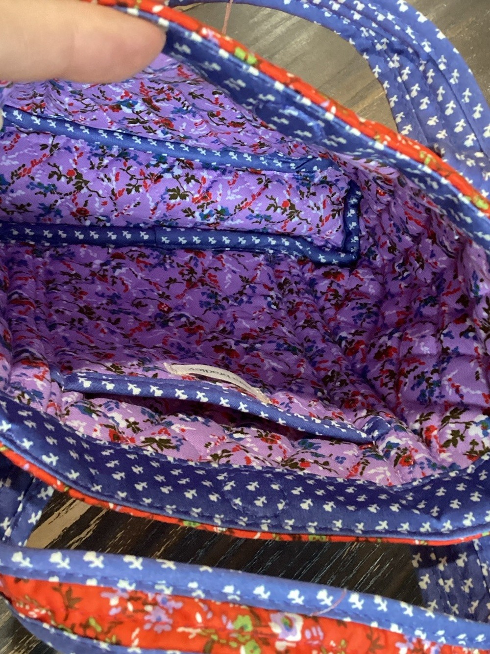 Vera Bradley Mini Hathaway Tote in Wildflower Sprigs