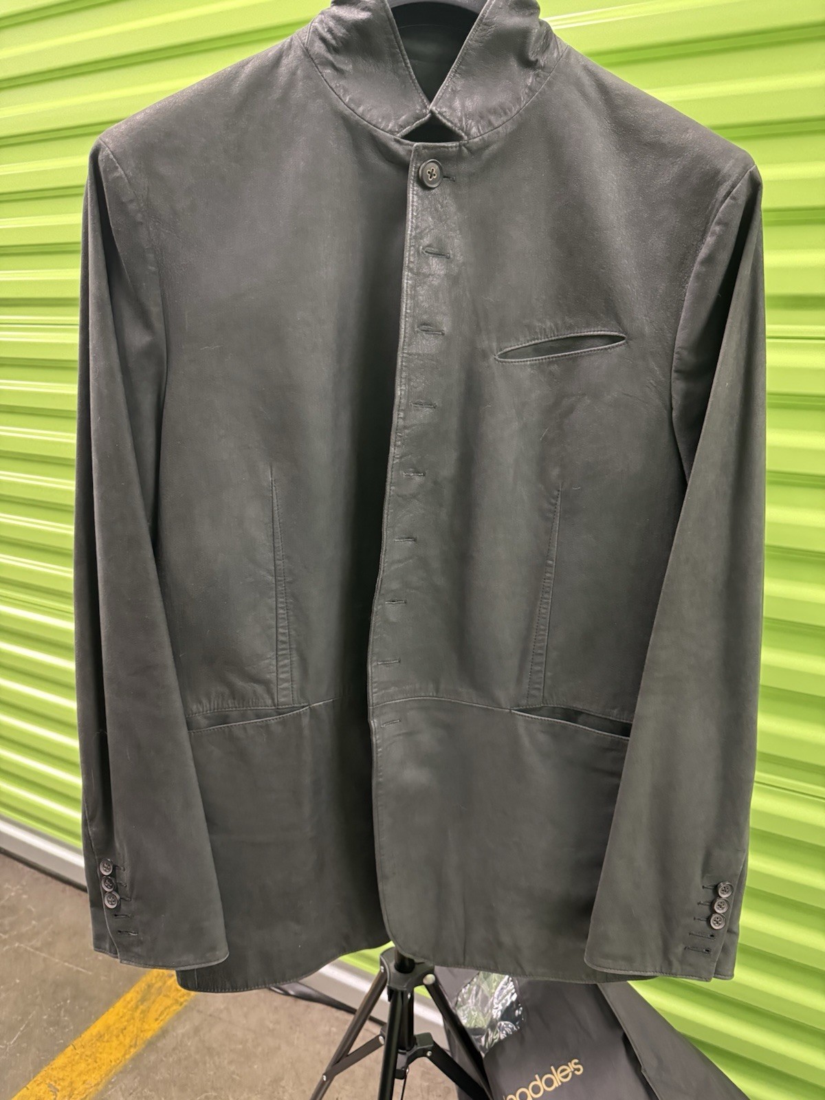 John Varvatos Woodward Jacket Goat Suede 56. NWOT