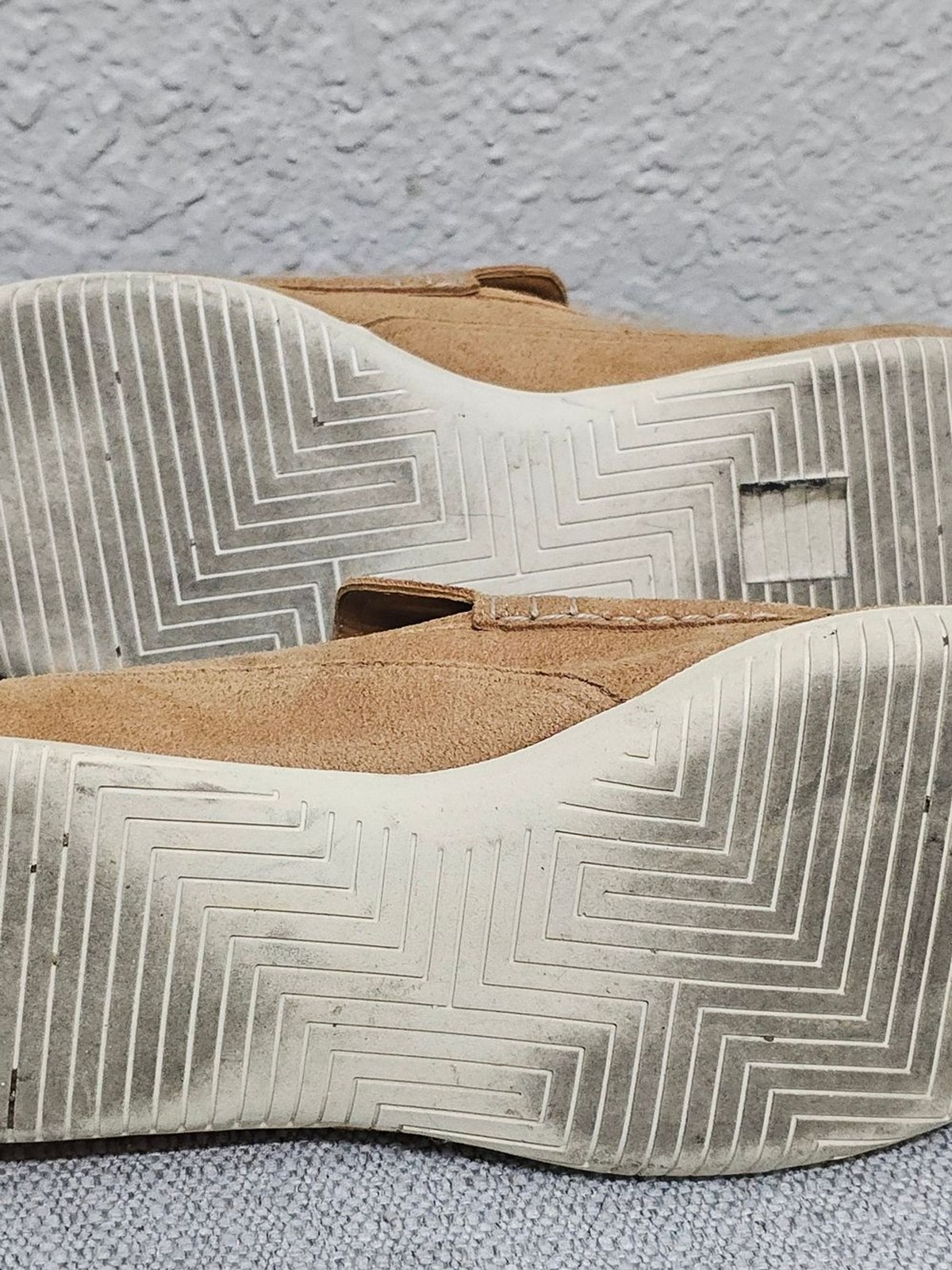 Hermès Paris Tan Suede Slip-On Loafers Driving Shoes Size 43.5