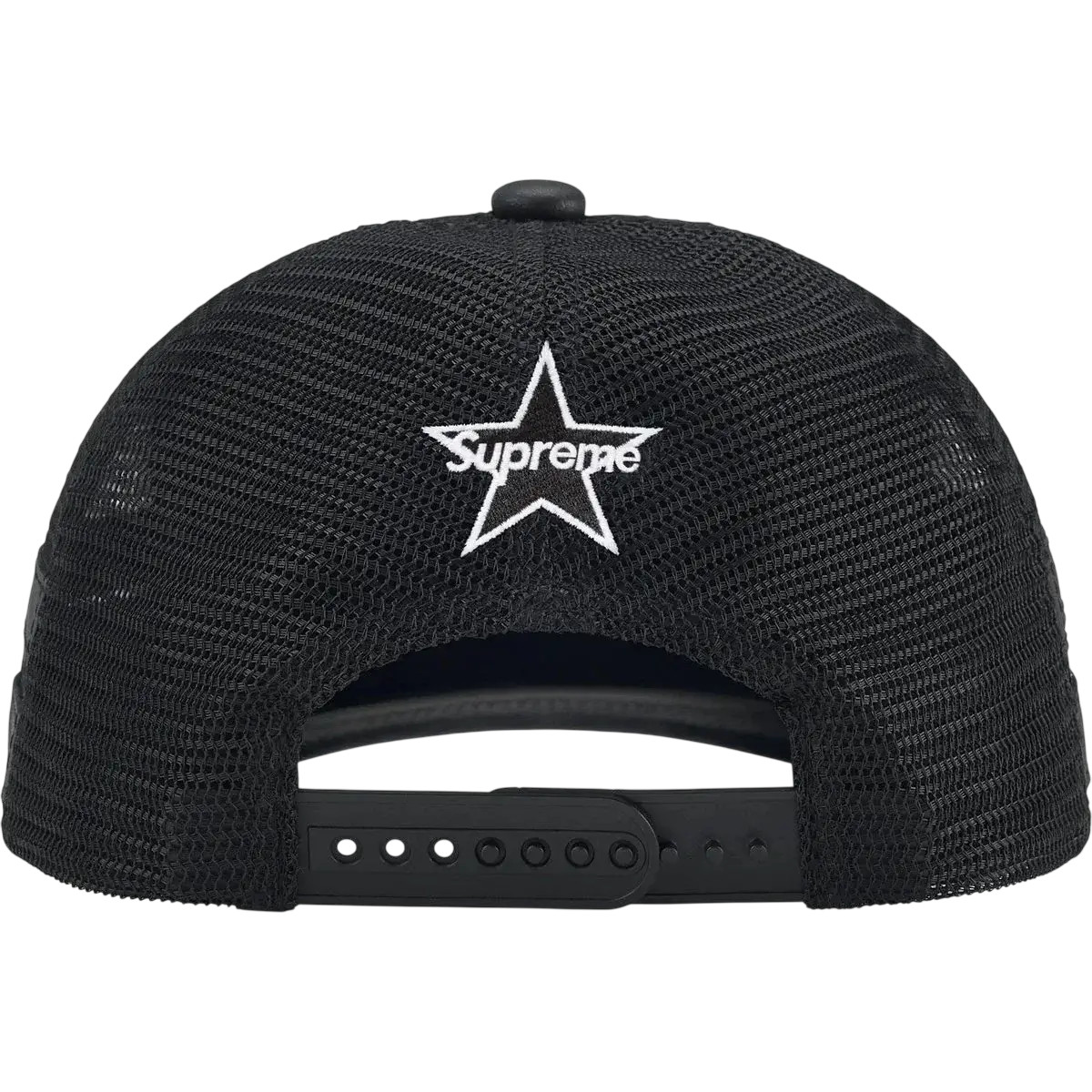 Supreme x Vanson Mesh Snapback Black