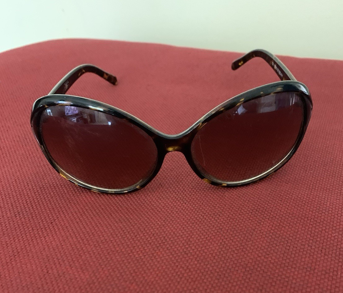 Ann Taylor LOFT Women’s Oversized Oval Tortoise Shell Brown Sunglasses