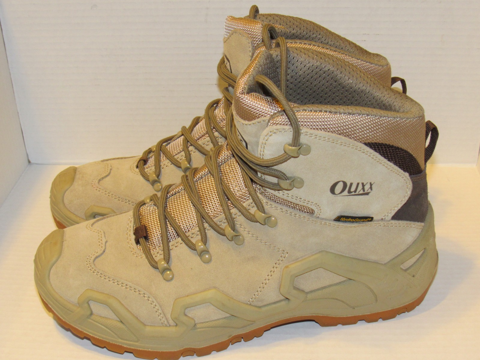 MENS TACTICAL HIKING WATERPROOF BOOTS SIZE 11.5 IN EXCELLENT CONDITION