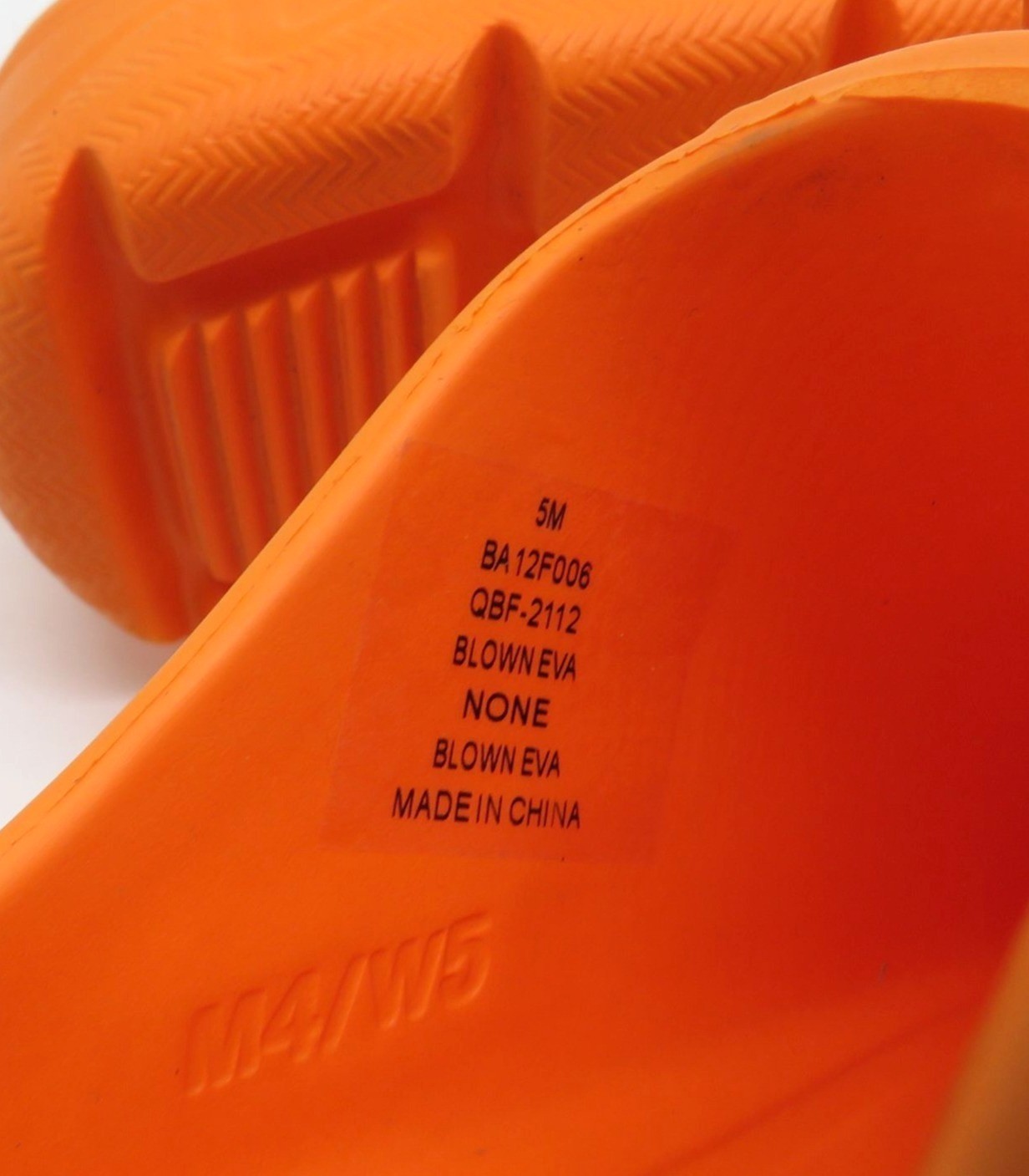 Bass Outdoor Unisex Orange Rubber Slip On Clogs Rugged Durable NEW