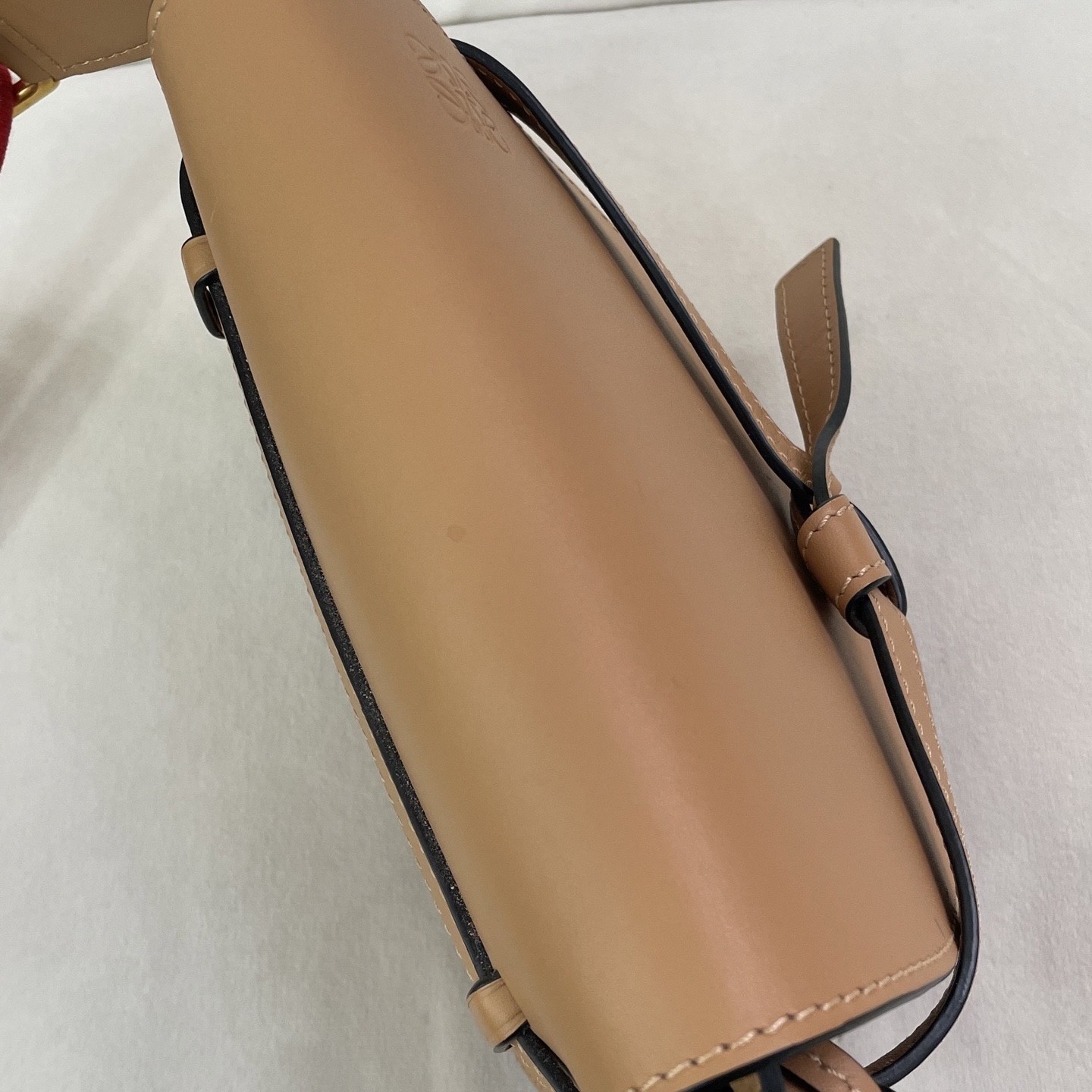 Loewe Pre-Owned Authentic Saddle Bag Caramel Free Tracked Shipping