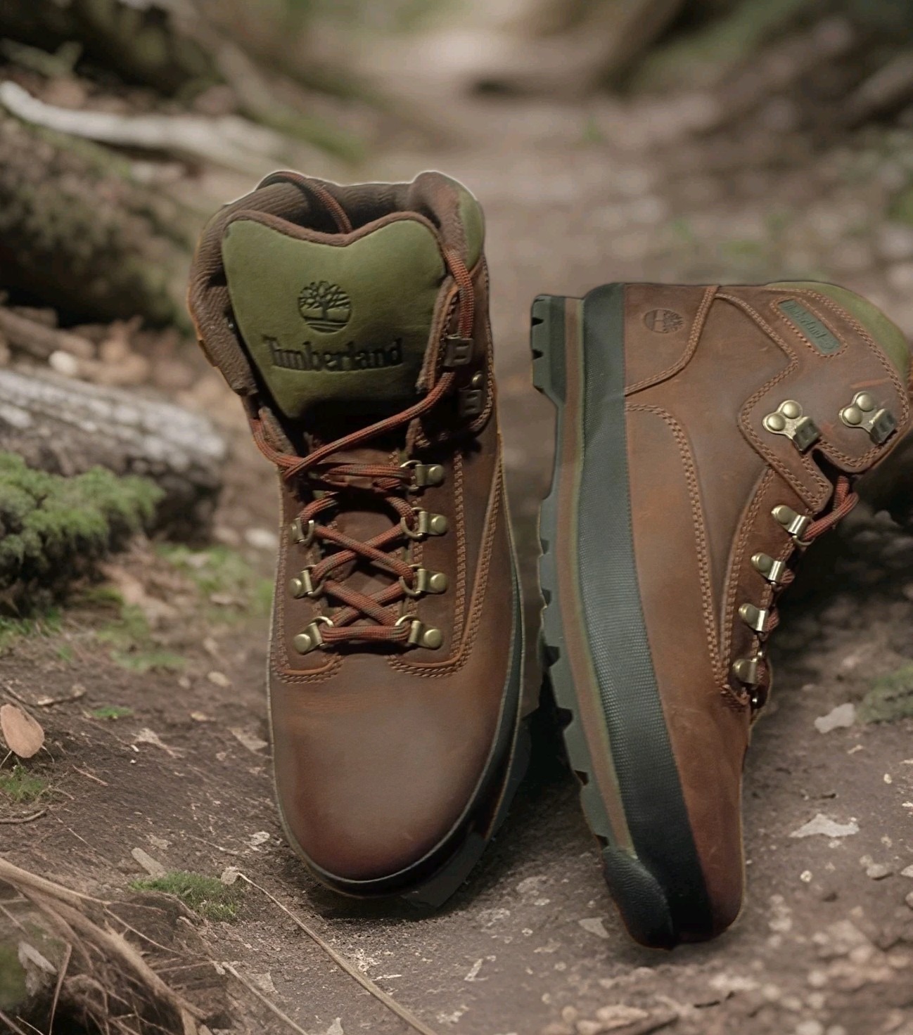 Mens Timberland Euro Hiker Mid Dk Brown Waterproof Prem Leath Hiking Boots Sz 13