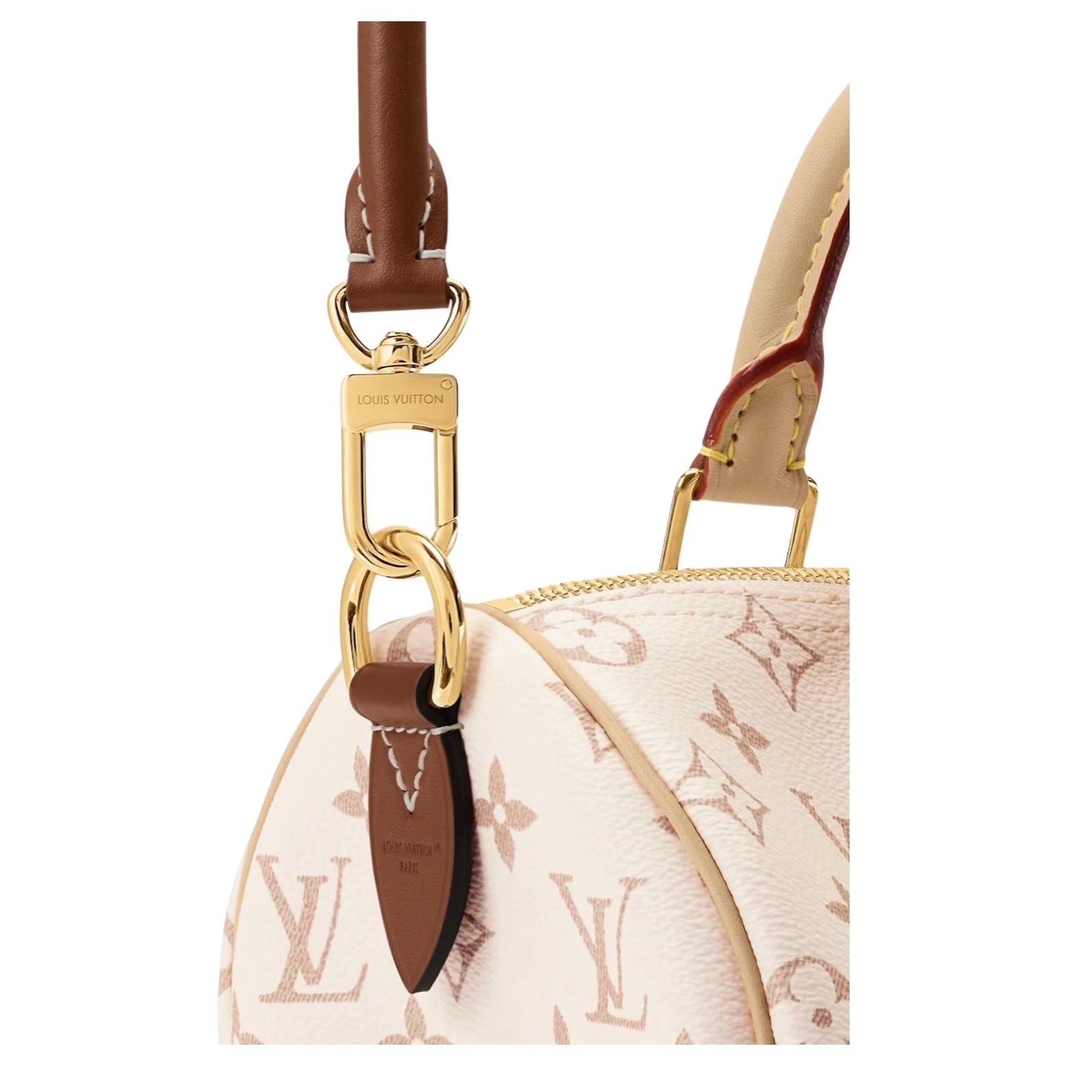 LOUIS VUITTON Speedy Bandouliere 25 Monogram Dune 10.2 x 5.9 x 7.5 in