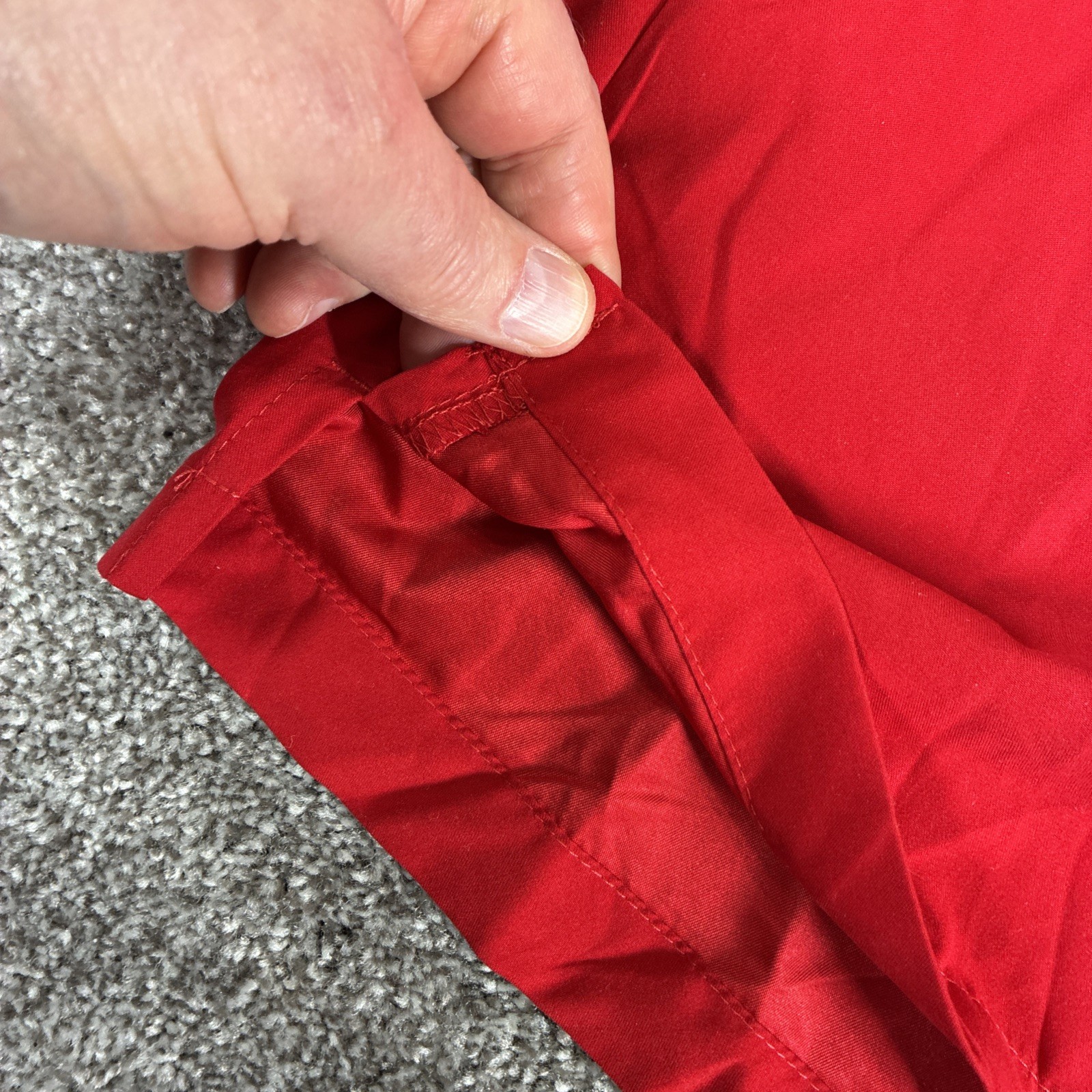 GEORGE ABOVE THE KNEE RED MESH LINED ELASTIC WAIST SWIM SHORTS Size 2XL (44-46)