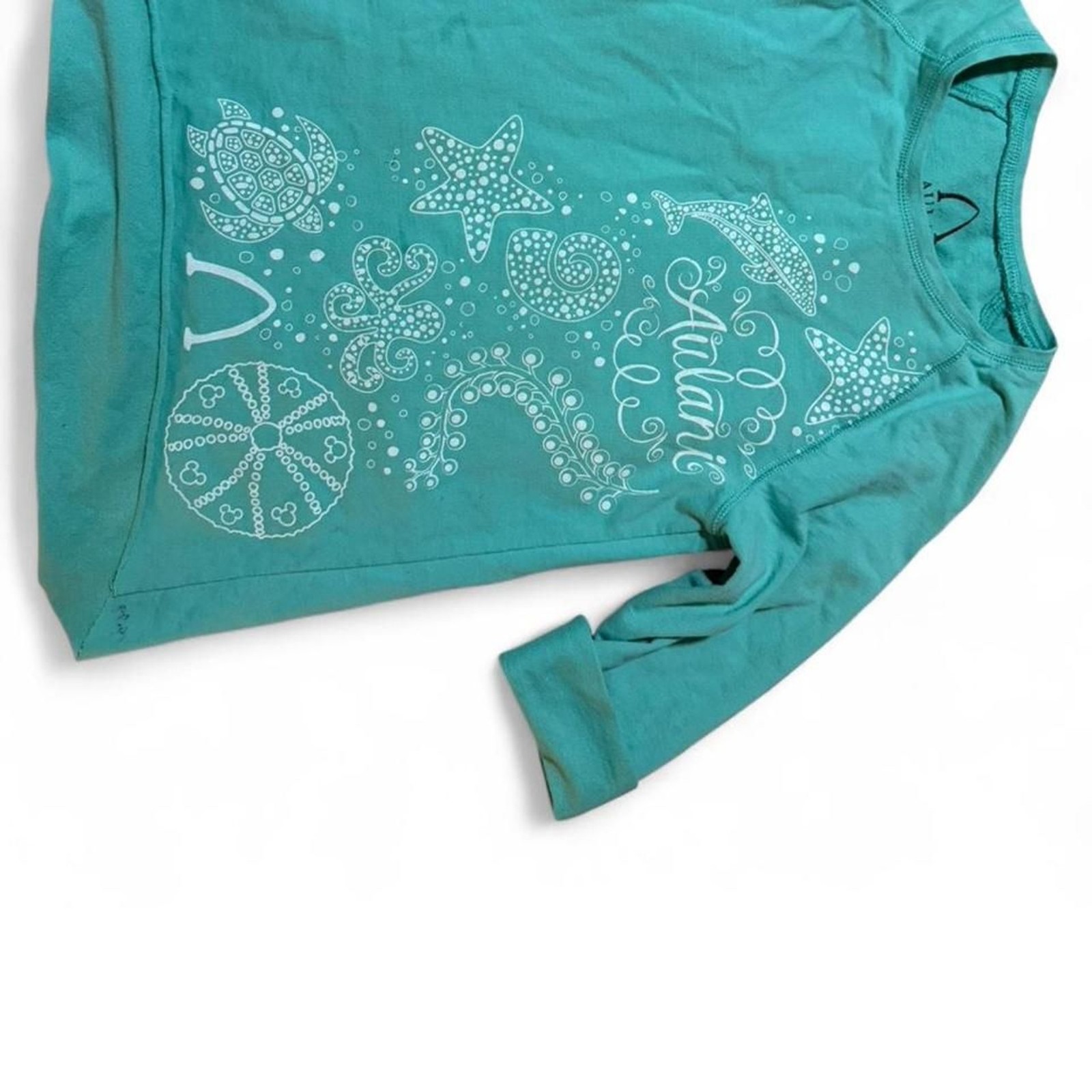 Disney Women’s Green and Blue T-shirt