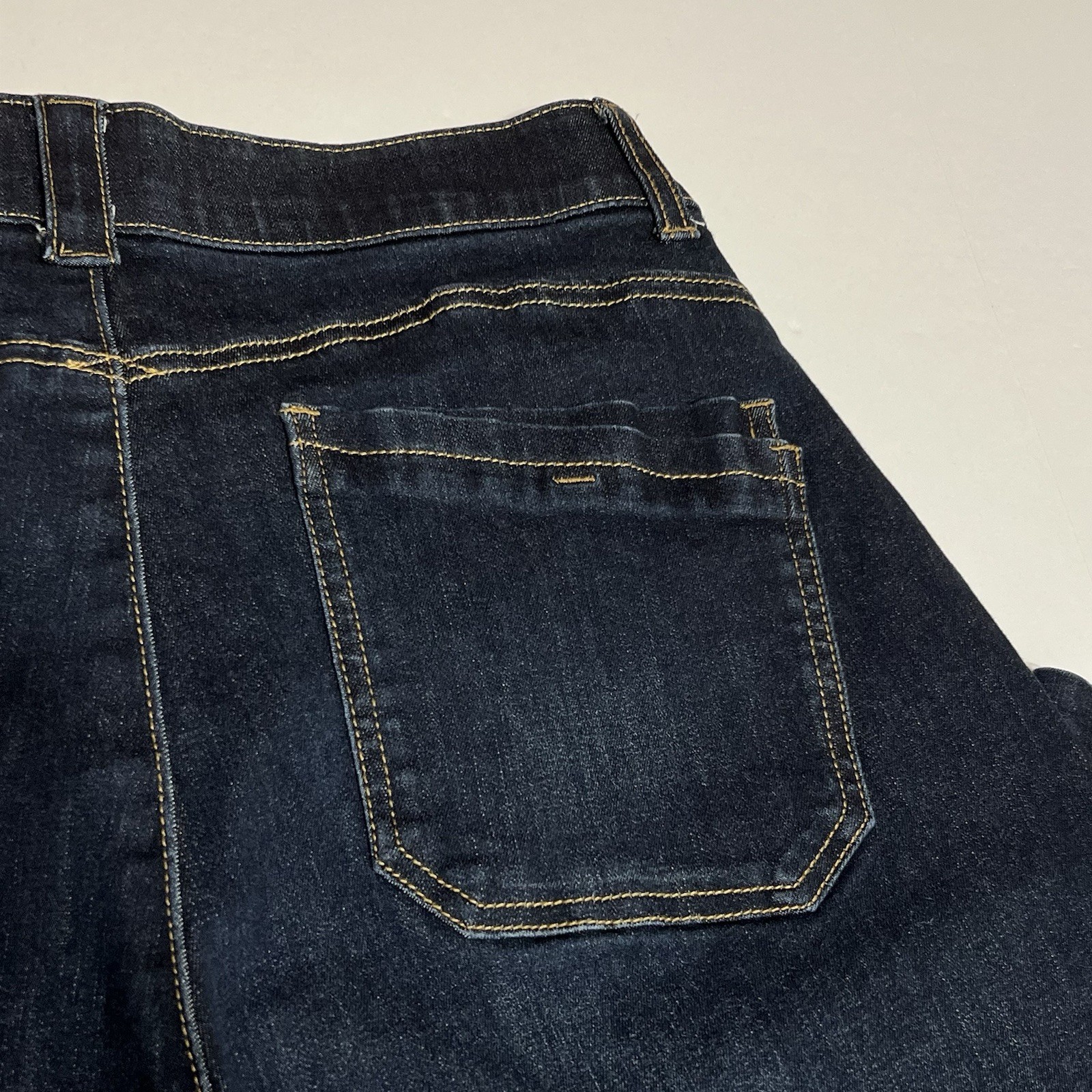 Democracy Ab Technology Wide Leg Jeans Womens 10 (29×29) Blue Dark Wash