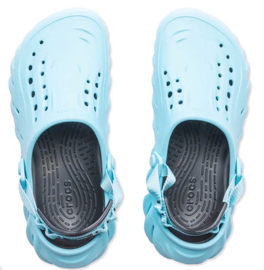 Crocs Echo Arctic Blue Adults Classic Clog W8 M 6 W9 M7 NWT