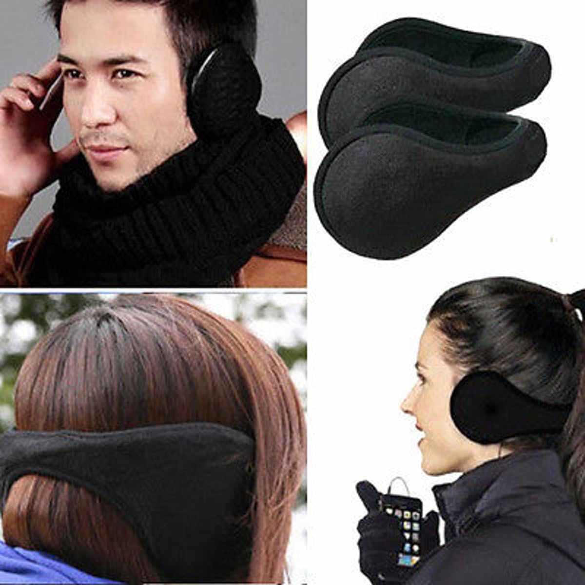 Ear Muffs Winter Ear warmers Fleece Earwarmer Men Women Behind the Head Band