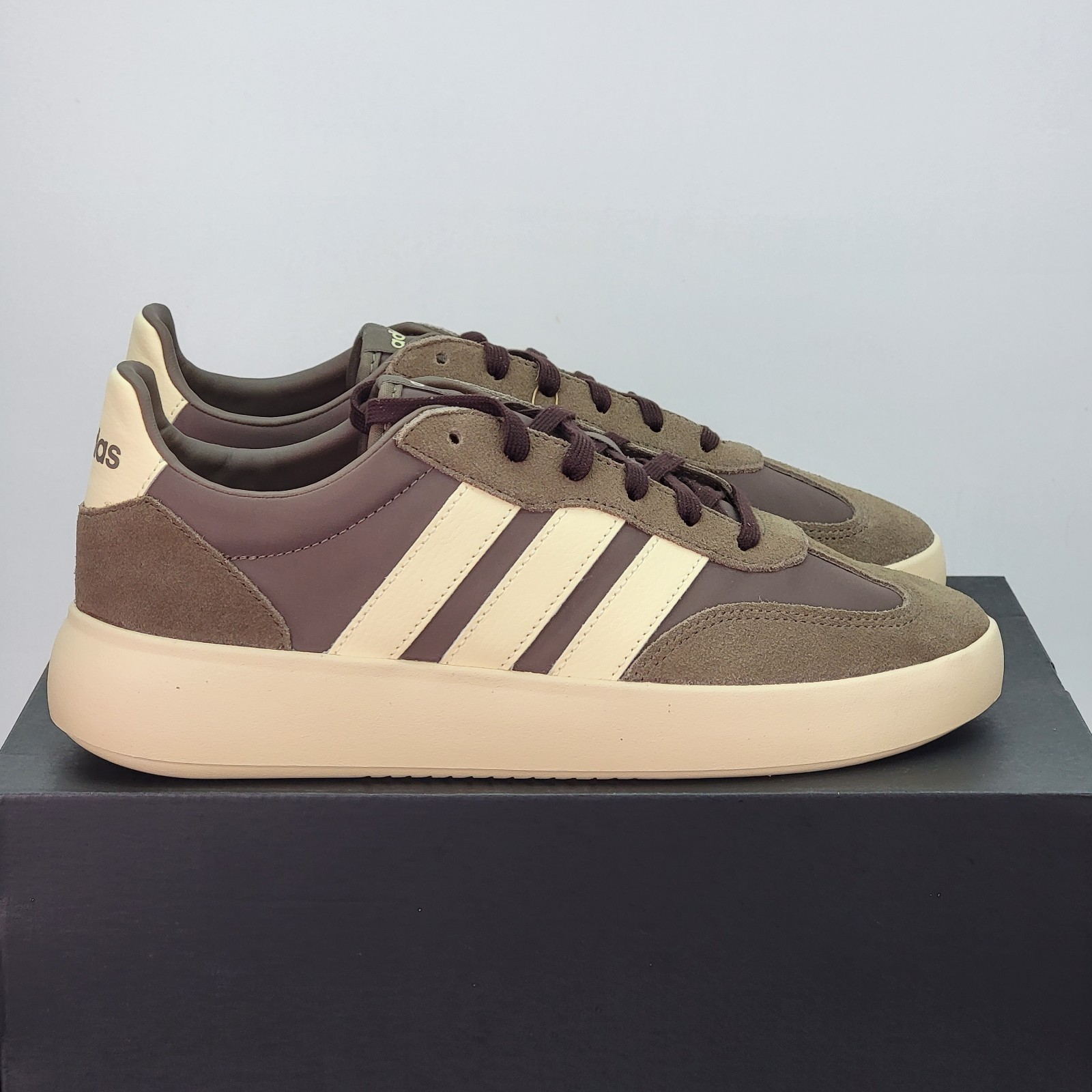 Adidas Barreda Men’s Size 13 Athletic Shoes Brown Footwear Casual Sneakers