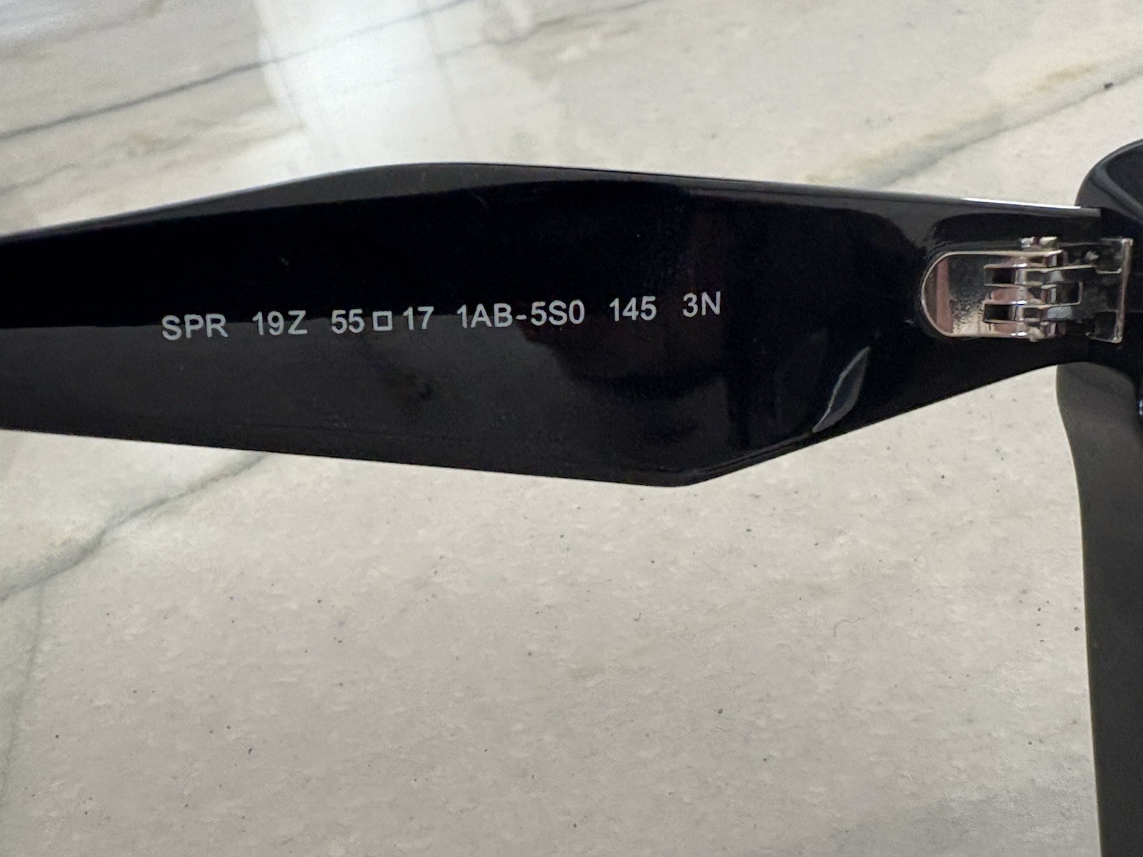 Prada SPR 19Z Sunglasses Black 1AB-5S0 | Made in Italy | Full Set