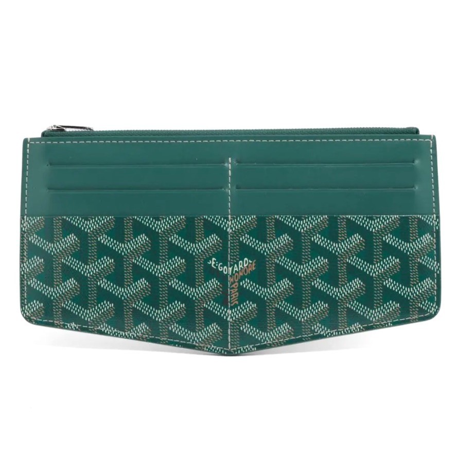 Rare ◇ GOYARD Louise Insert Card Case, Herringbone Coin Case, Pass Case, Busines