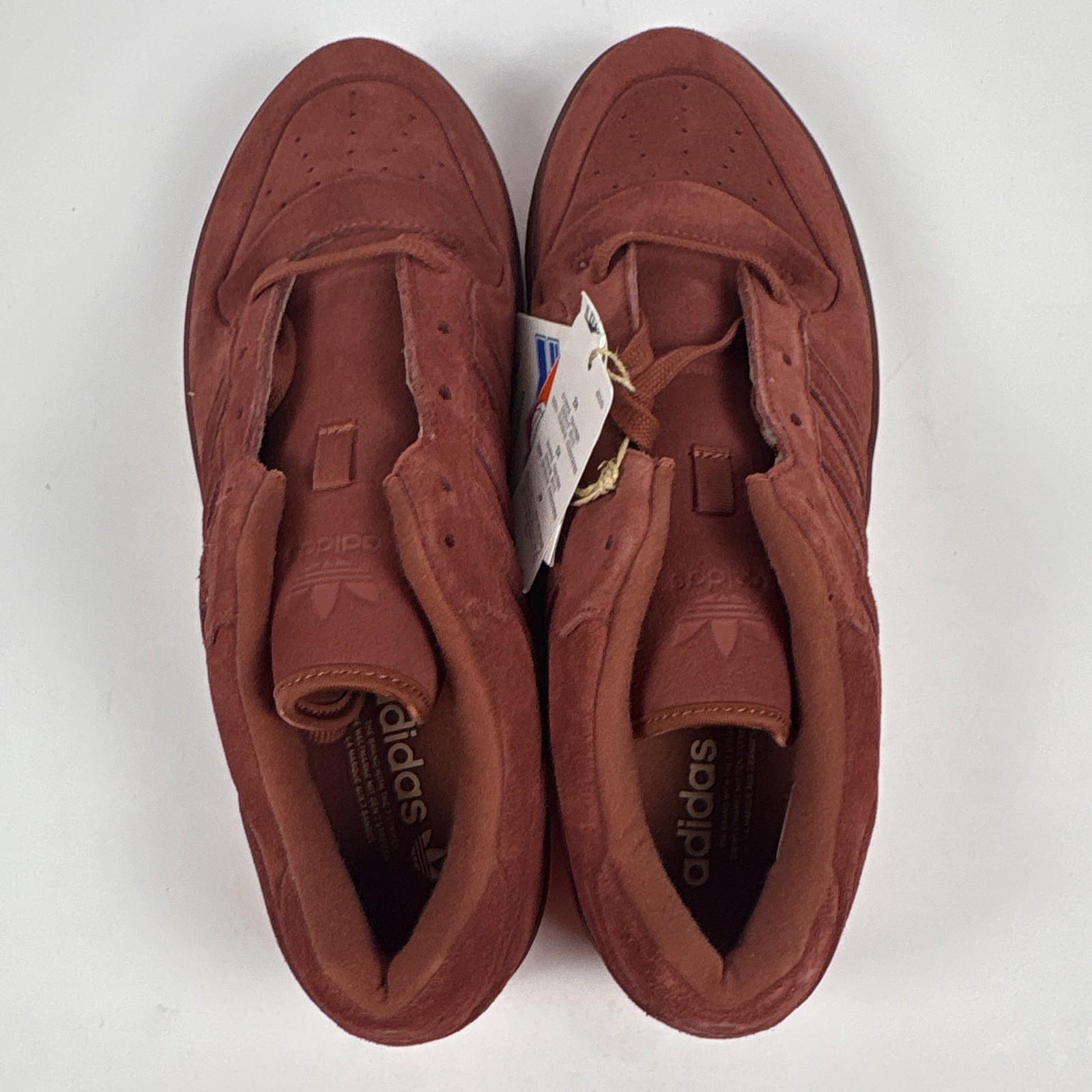 adidas Rivalry Lux Low Men size 12 Low Top Lace-Up Suede Sneakers Brown