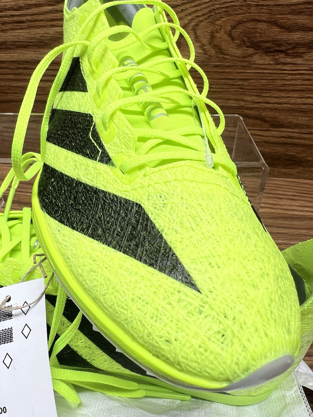 adidas Adizero Prime SP 3 Track Spikes Lucid Yellow Black Men’s Size 7.5 IH5800