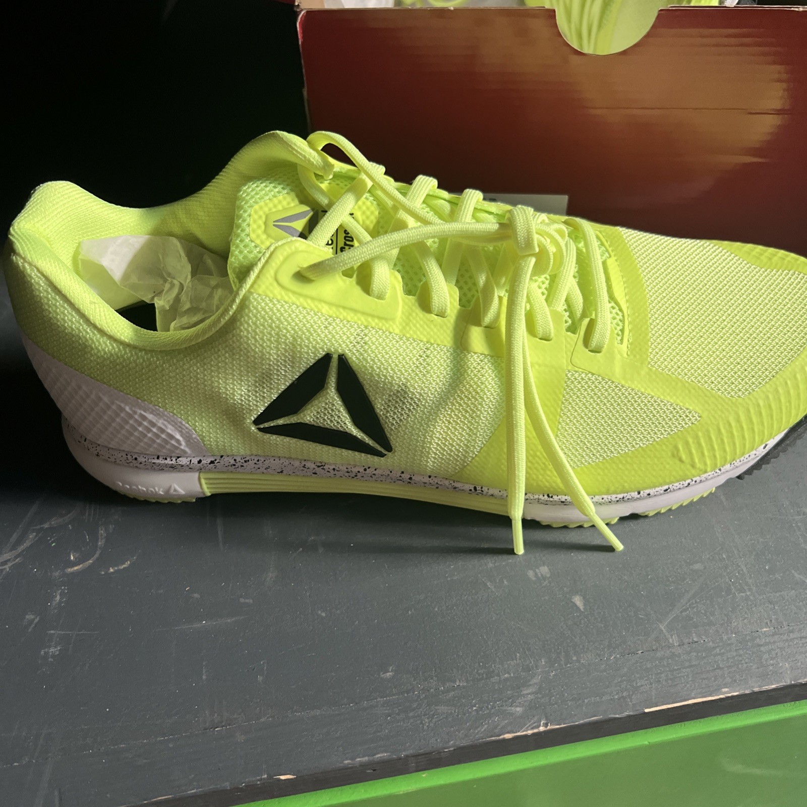 REEBOK BS8100 SPEED TRAINER 10.5 Electric Flash/white/Blanc Men’s Shoes