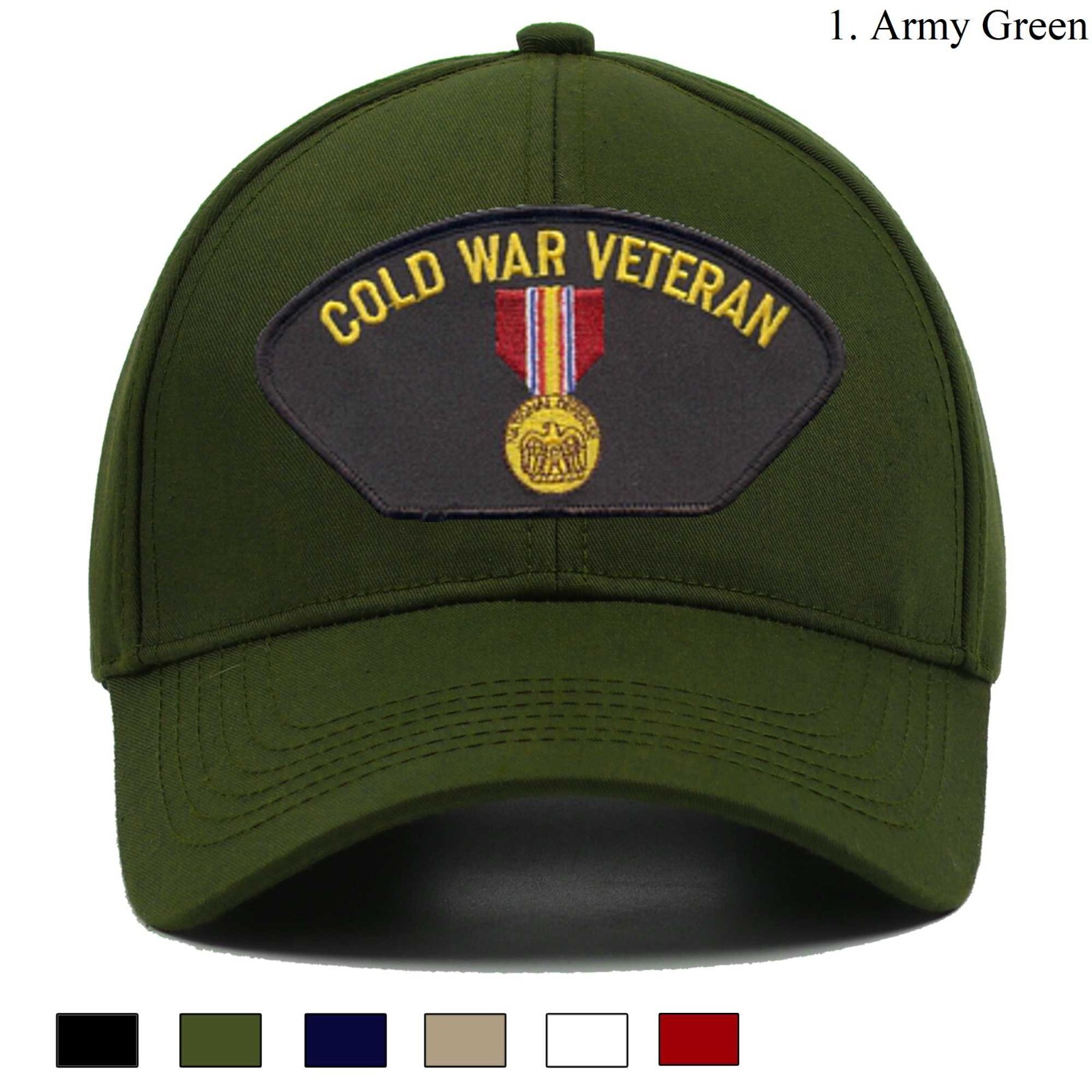 Embroidered Hat Cold War Veteran, Veteran Cap,Trucker Hat, Baseball Cap, Gift