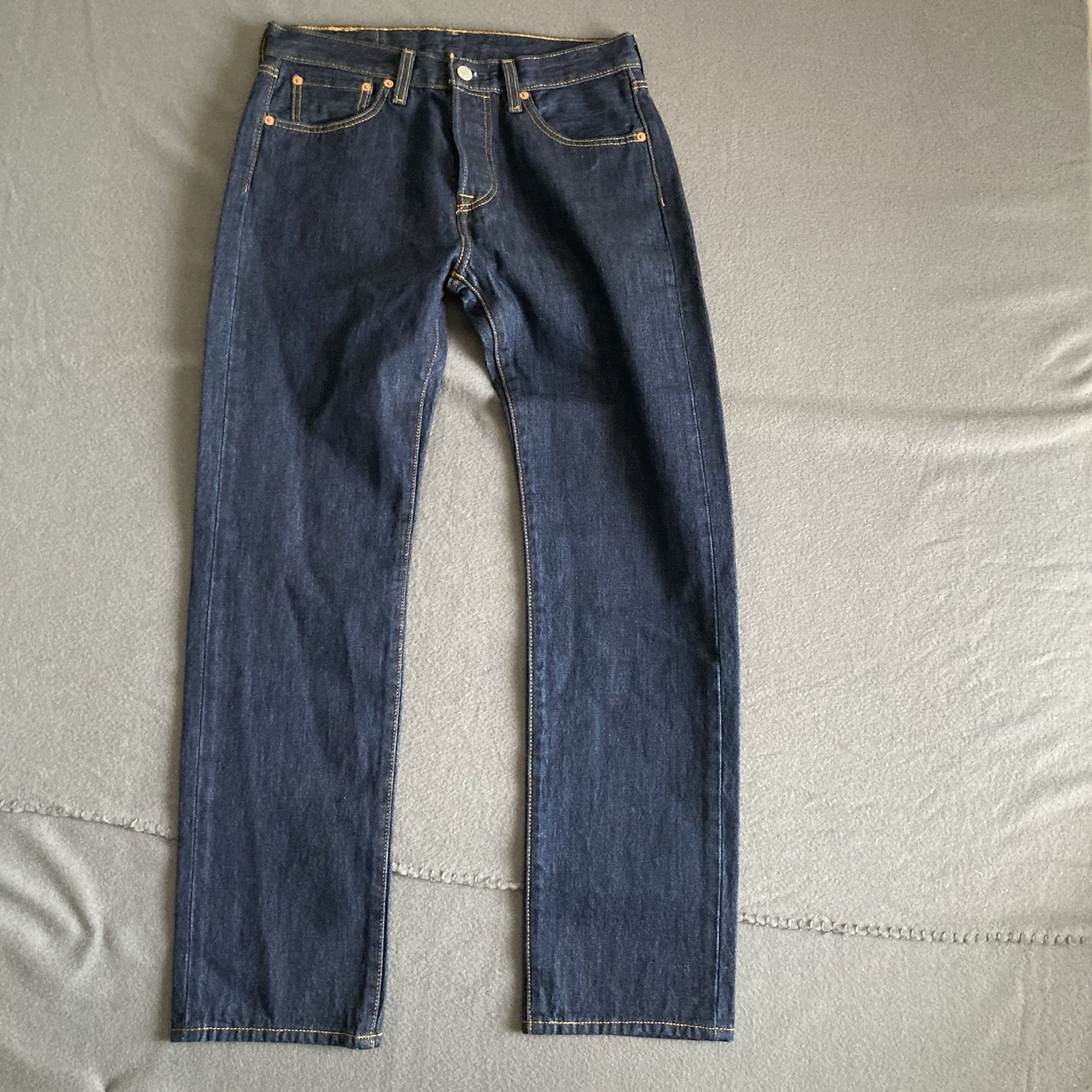 Levi’s 501 Original Fit Dark Wash Straight Leg Men’s 30×30 Cotton 00501-0115 NEW