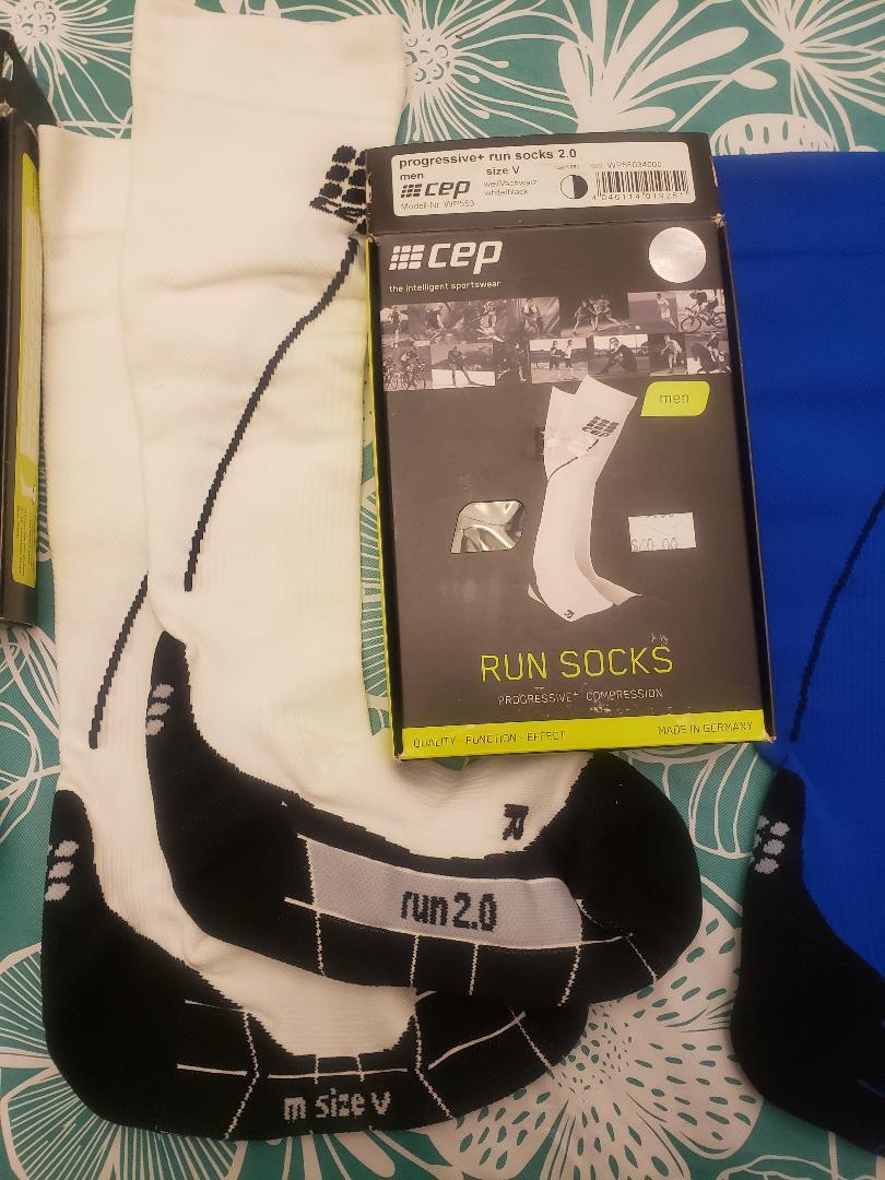 CEP Men’s 2.0 Full Tall Compression Progressive + Run Socks Pick Size & Color