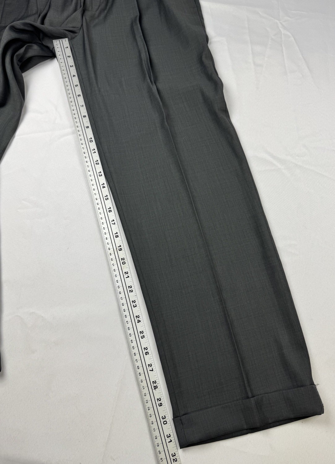 Covington Men’s Cool Ply 100s Formal Dress Pants 34×32 Pleated Super Hi-Twist