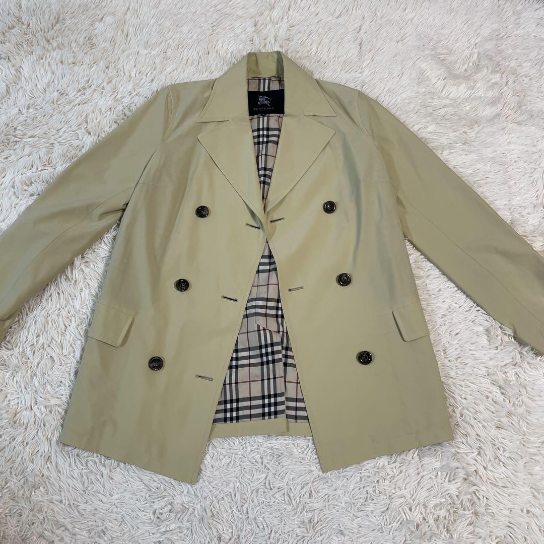 Burberry London mid coat Nova check double