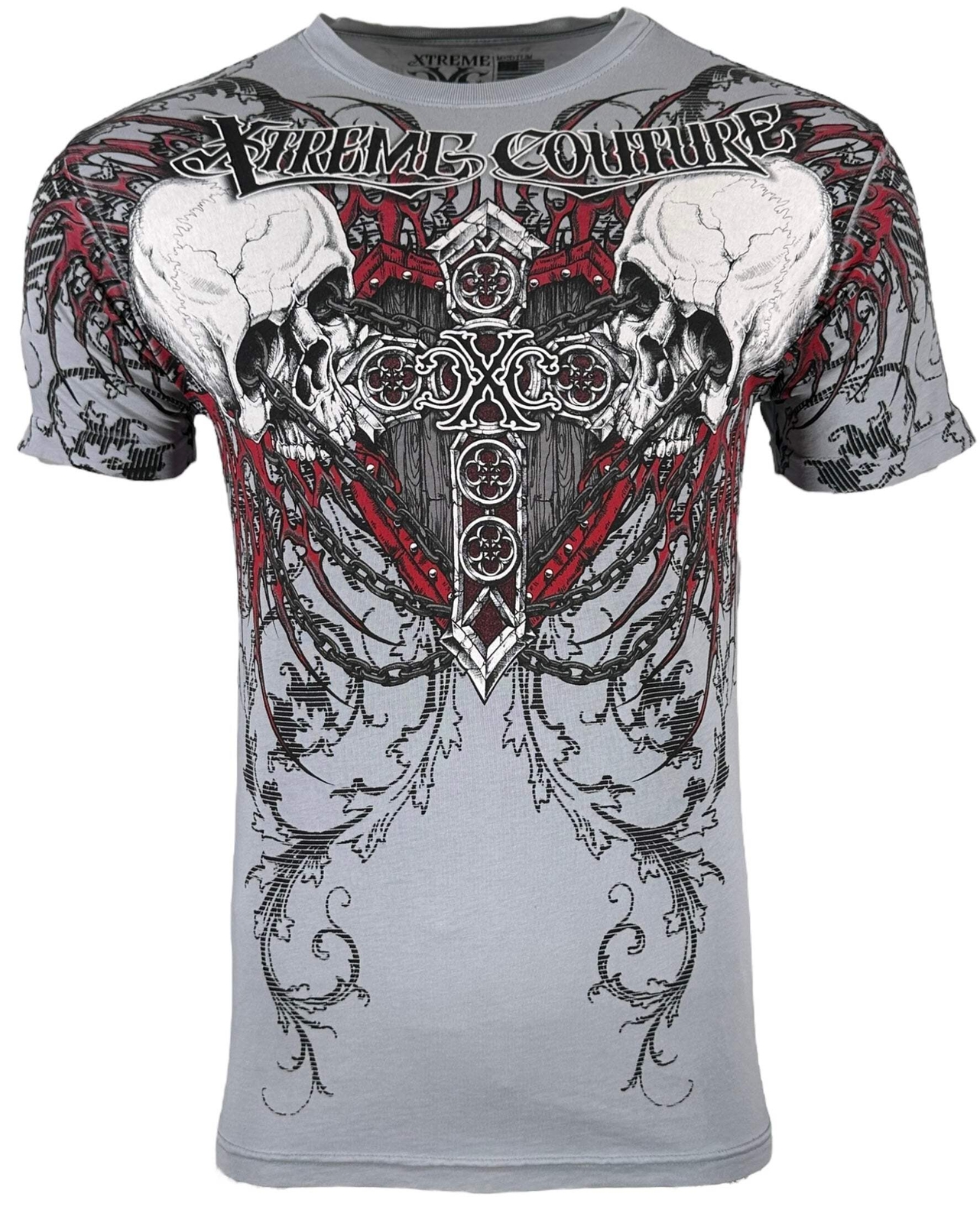 Xtreme Couture by Affliction Men’s T-Shirt Repent Biker Tattoo S-5XL